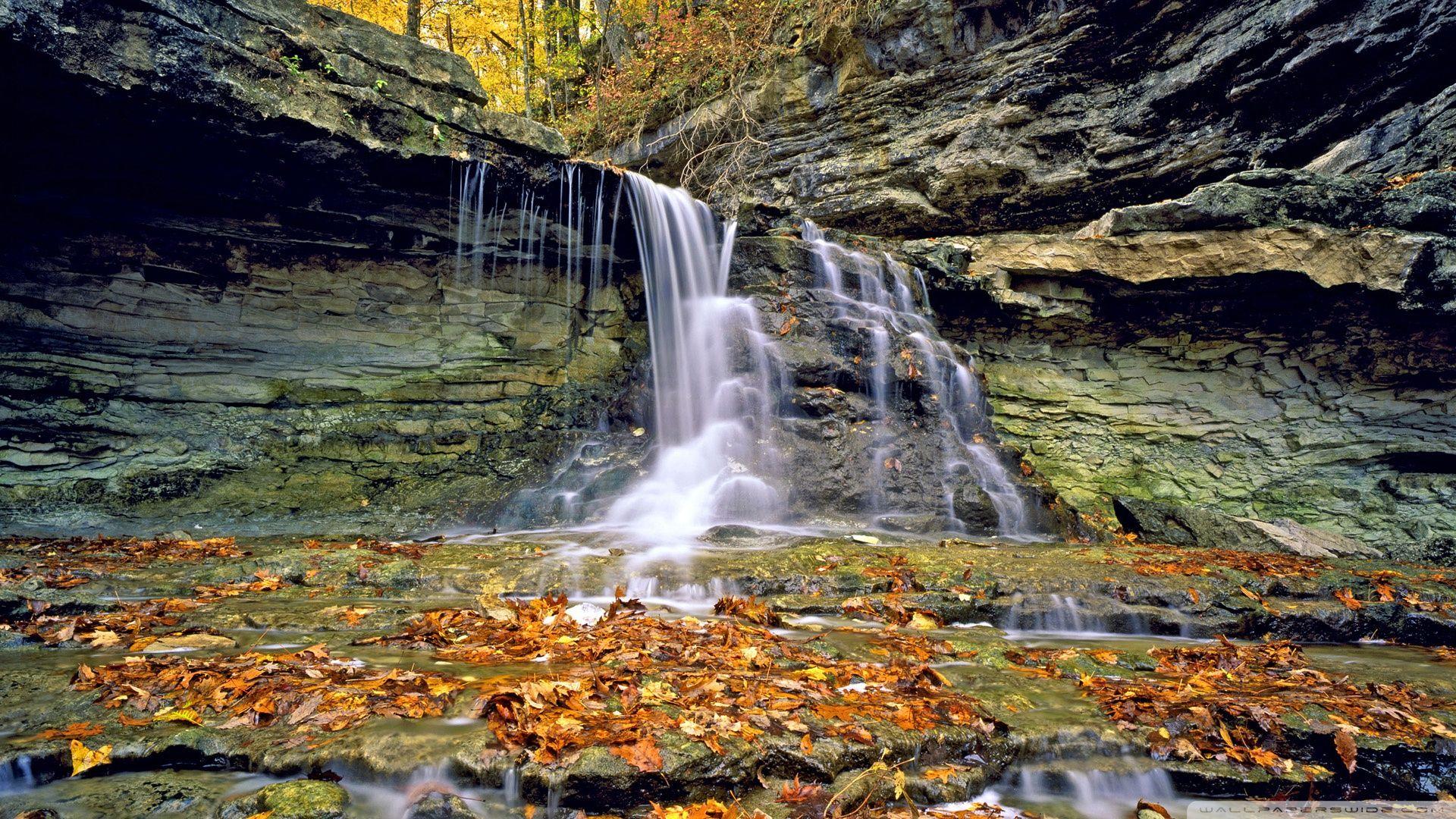 McCormicks Creek State Park In Autumn, Indiana ❤ 4K HD Desktop