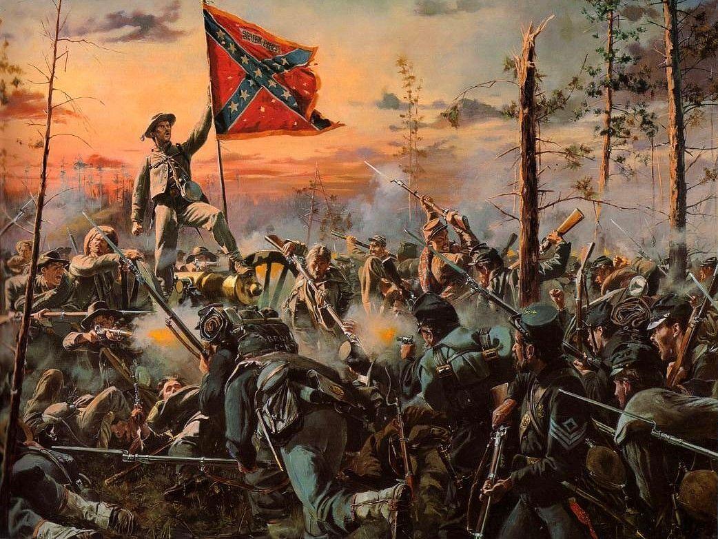 Southern Cross Don Troiani. American Civil War