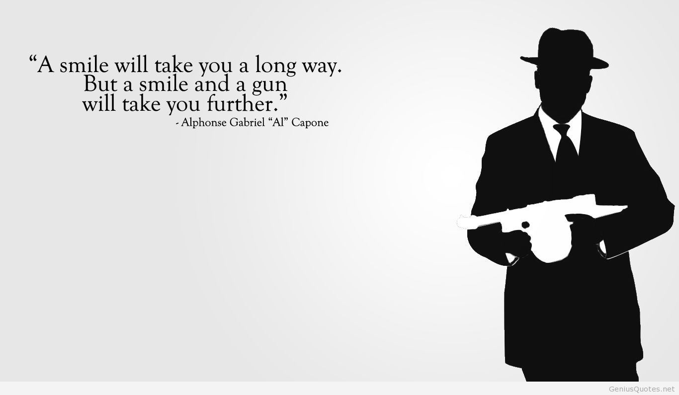 Capone HD wallpaper quote