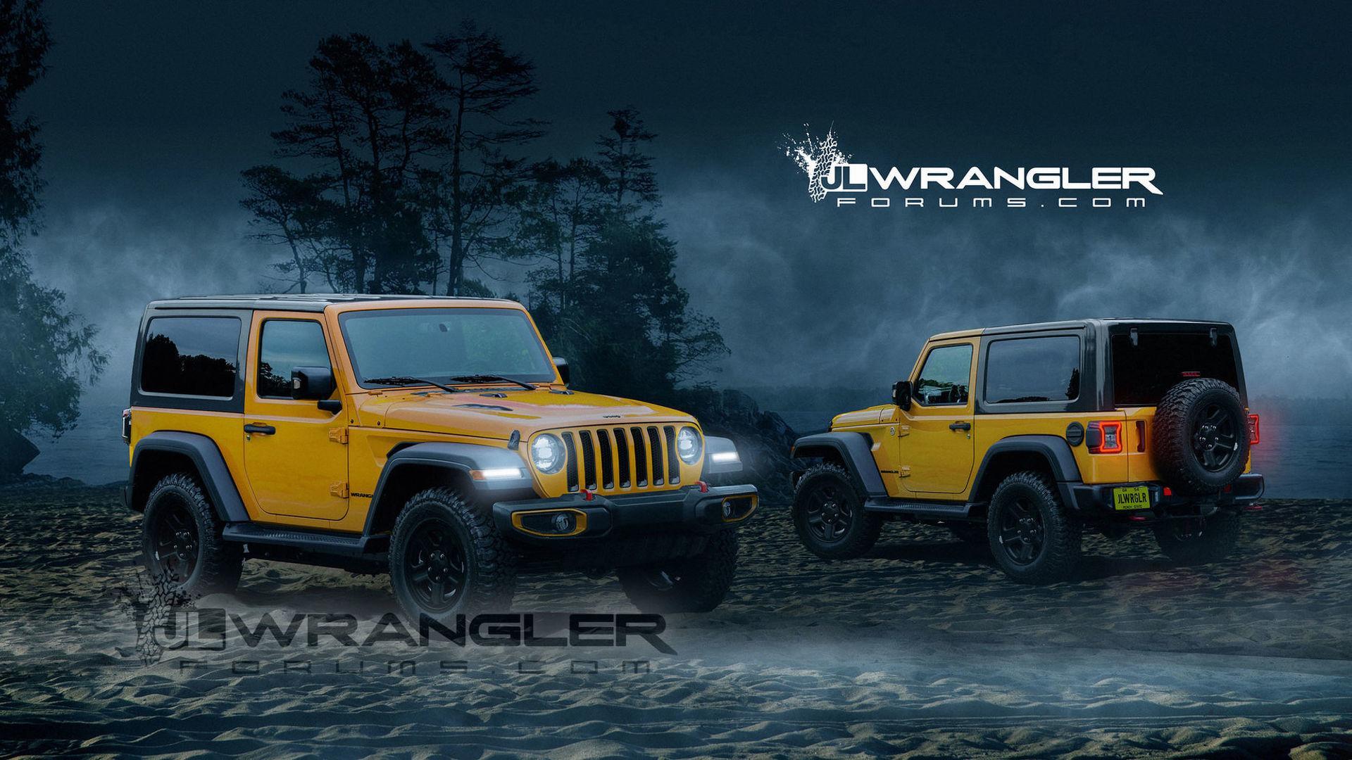 Jeep Wrangler Two Door Rendered With New Cues