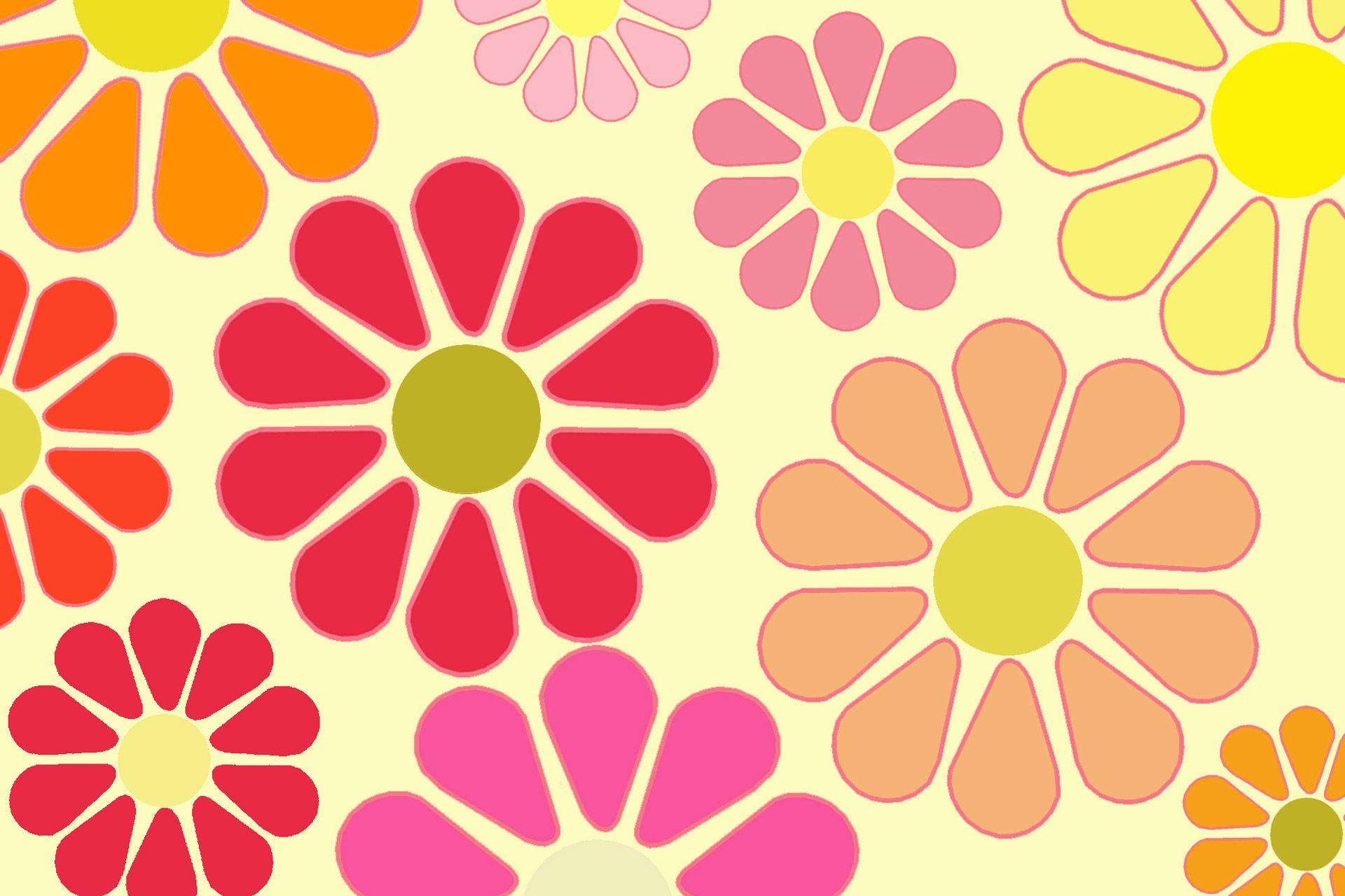 Flower Power Background Free Domain Picture