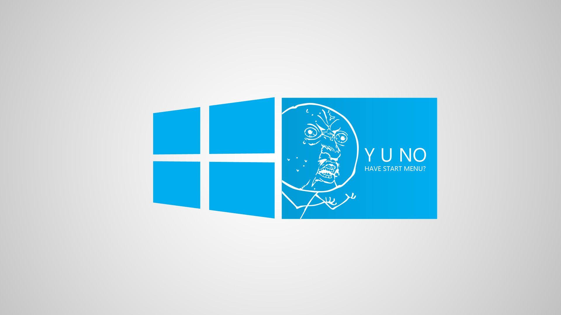 Funny Blue Windows 8 Meme wallpaper. brands and logos. Wallpaper