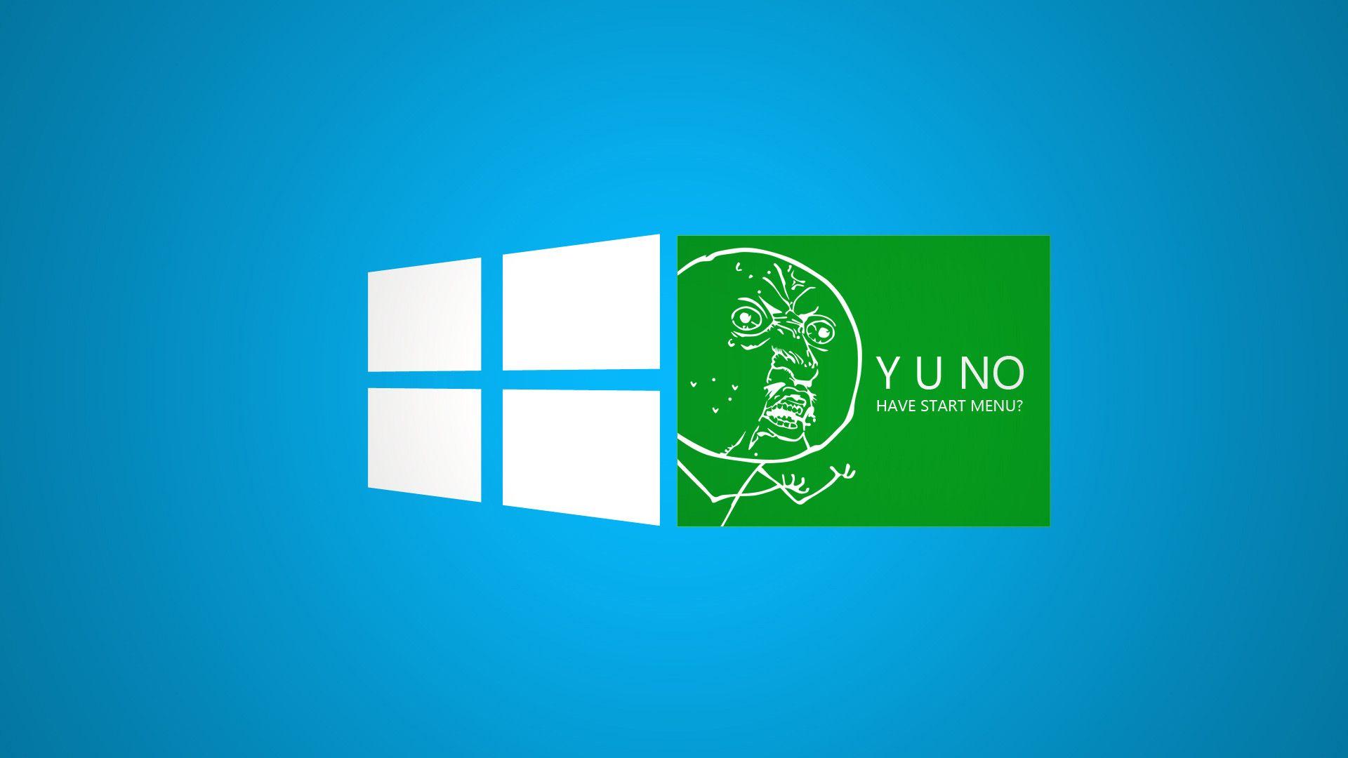 Funny Green Windows 8 Meme wallpaper. brands and logos. Wallpaper