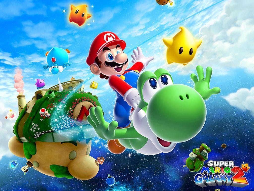 Dan Dare.org Mario Galaxy 2 Wallpaper (1024 X 768 Pixels)