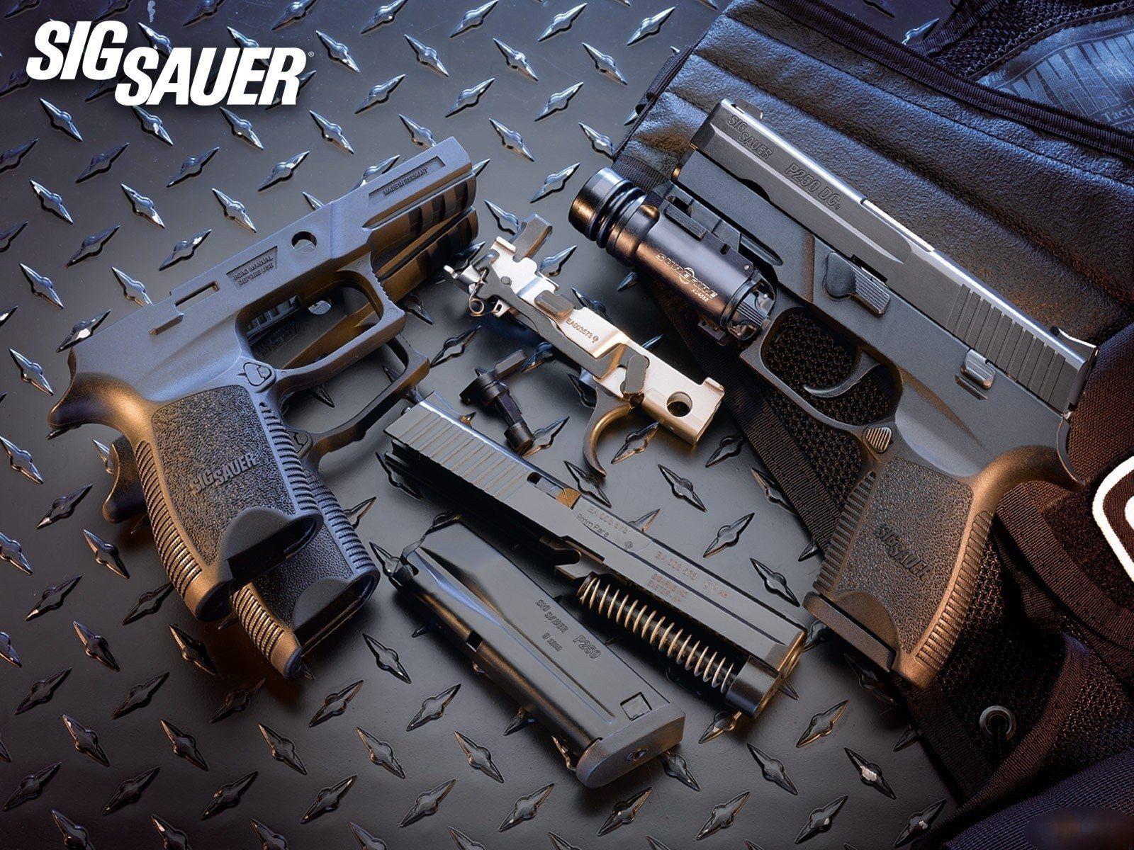 Sig Sauer Pistol HD Wallpaper and Background Image
