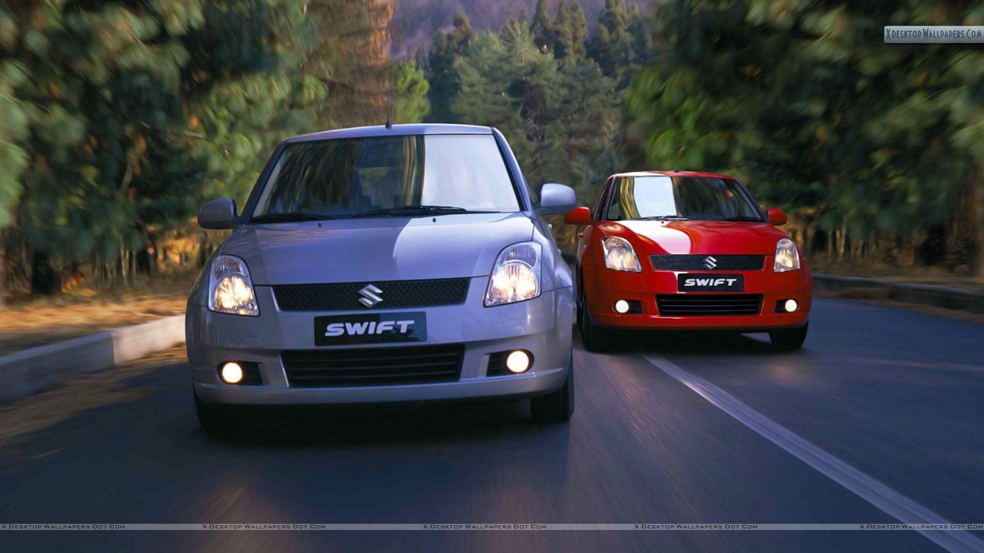 Suzuki Swift Sport Blue And Red Cars Wallpaper