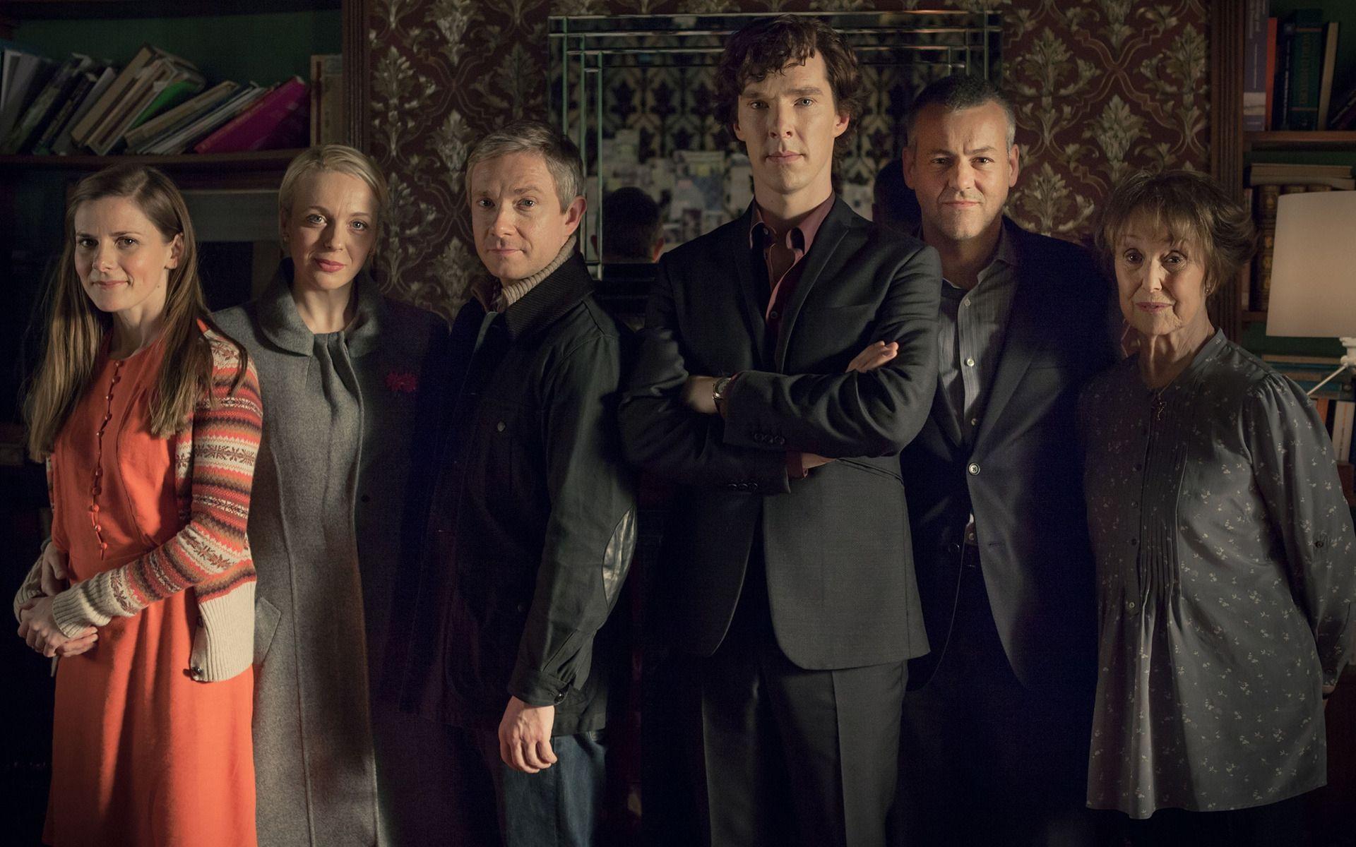 Wallpaper HD BBC Sherlock Cast