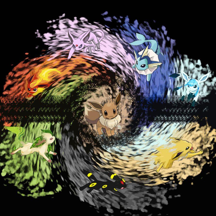 Eevee Evolution Wallpapers Pokemon Eevee Pokemon Eeveelutions Eevee Evolutions Kulturaupice