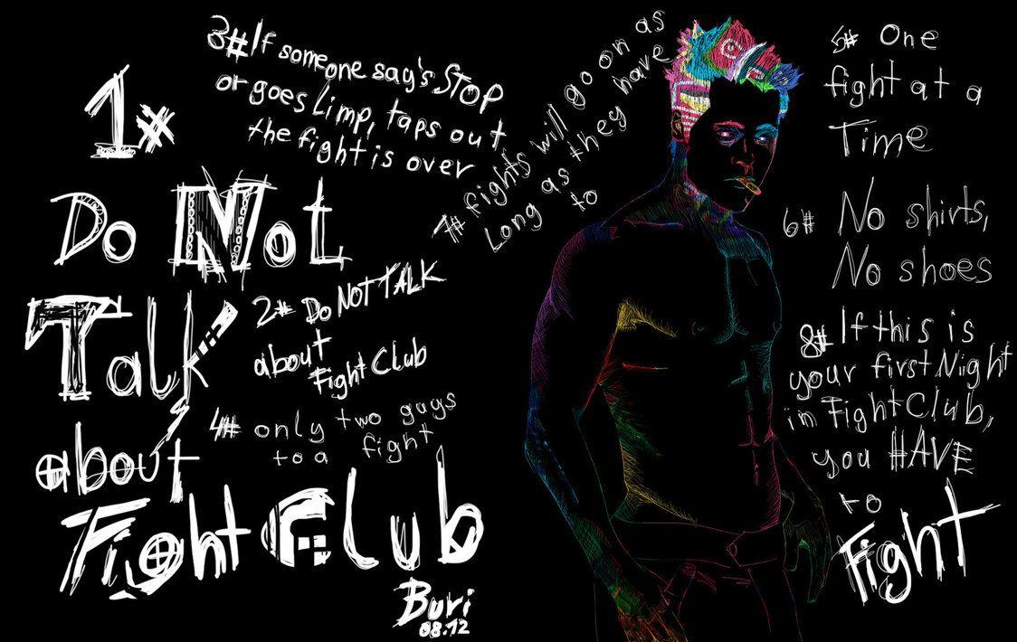 Fight Club Rules Wallpaper