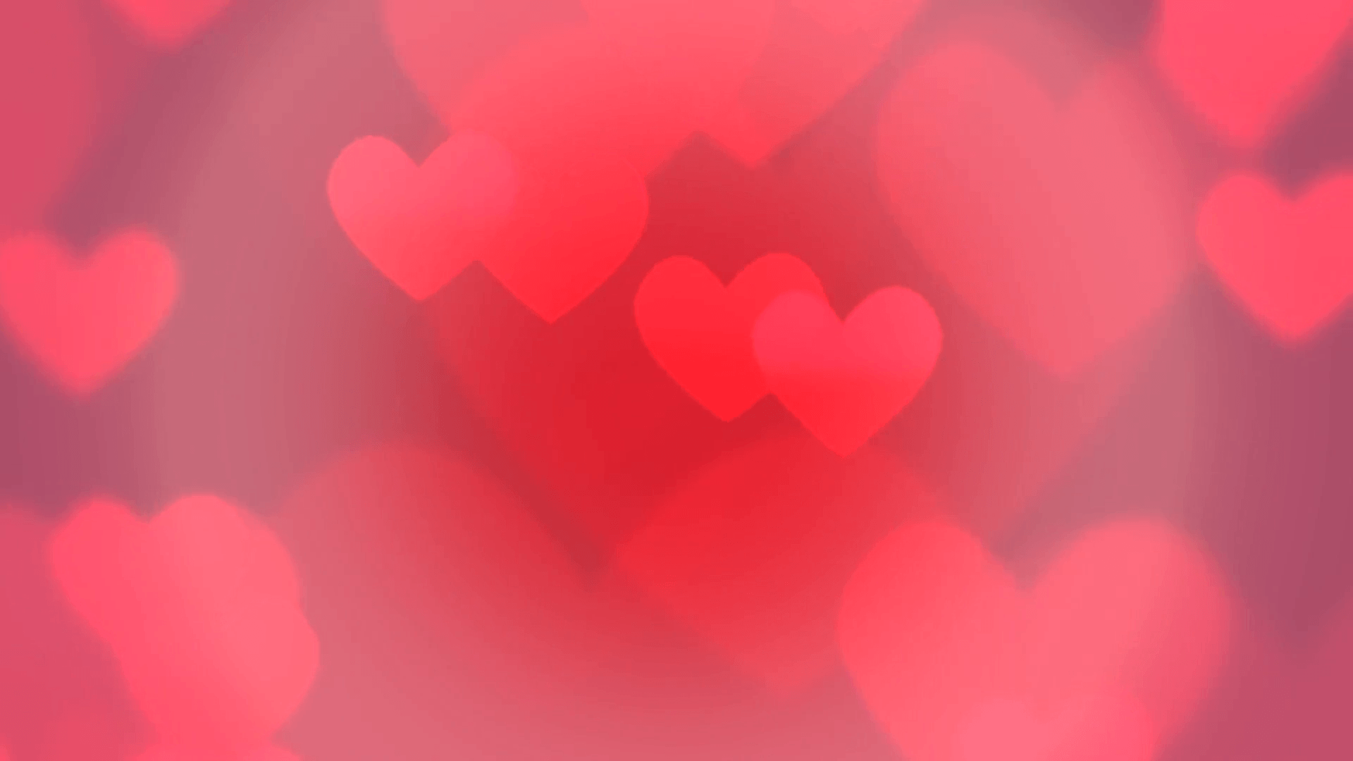 Valentine's Day Hearts Background Loop Motion Background