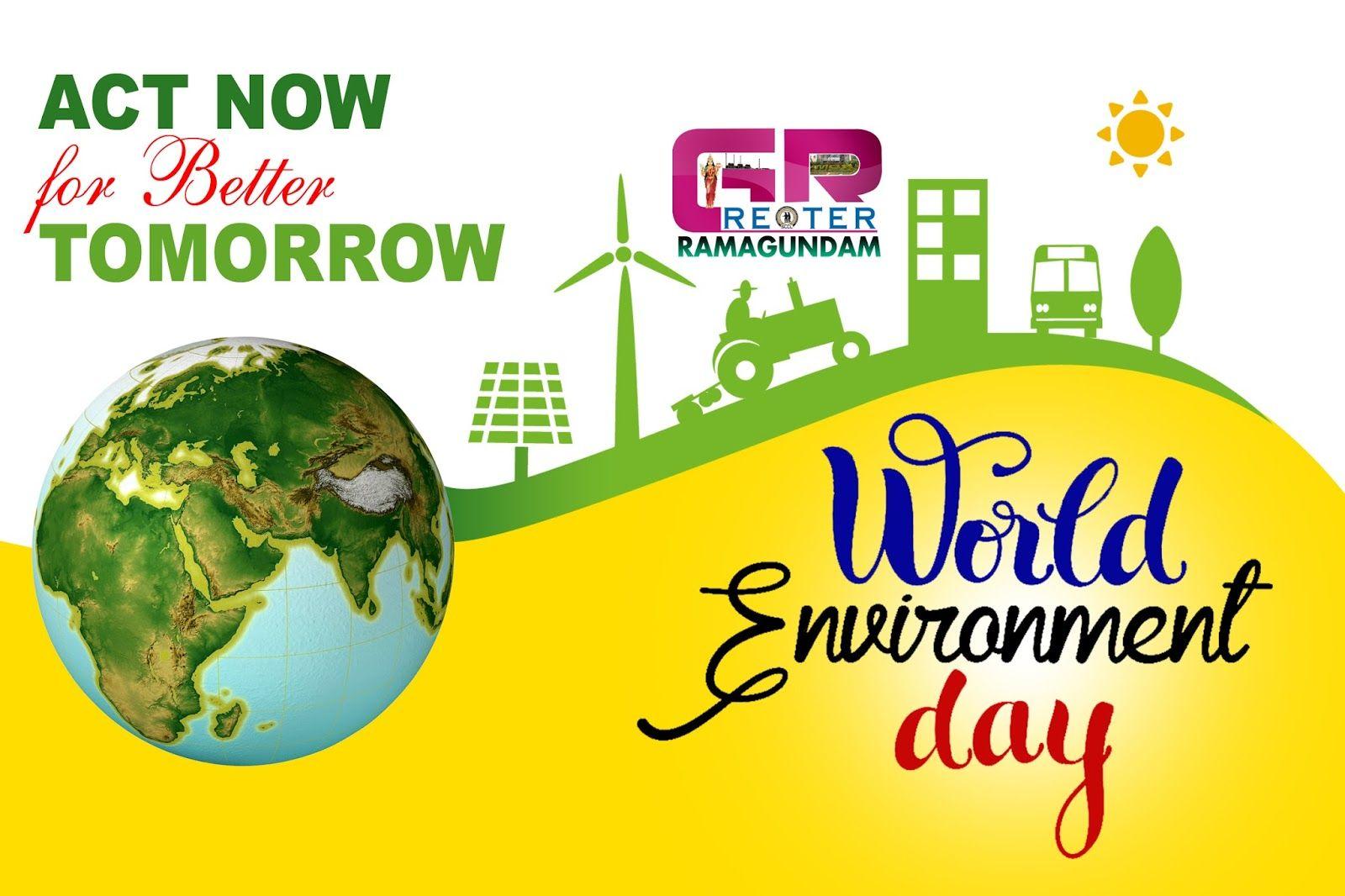 world environment day slogan and poster design