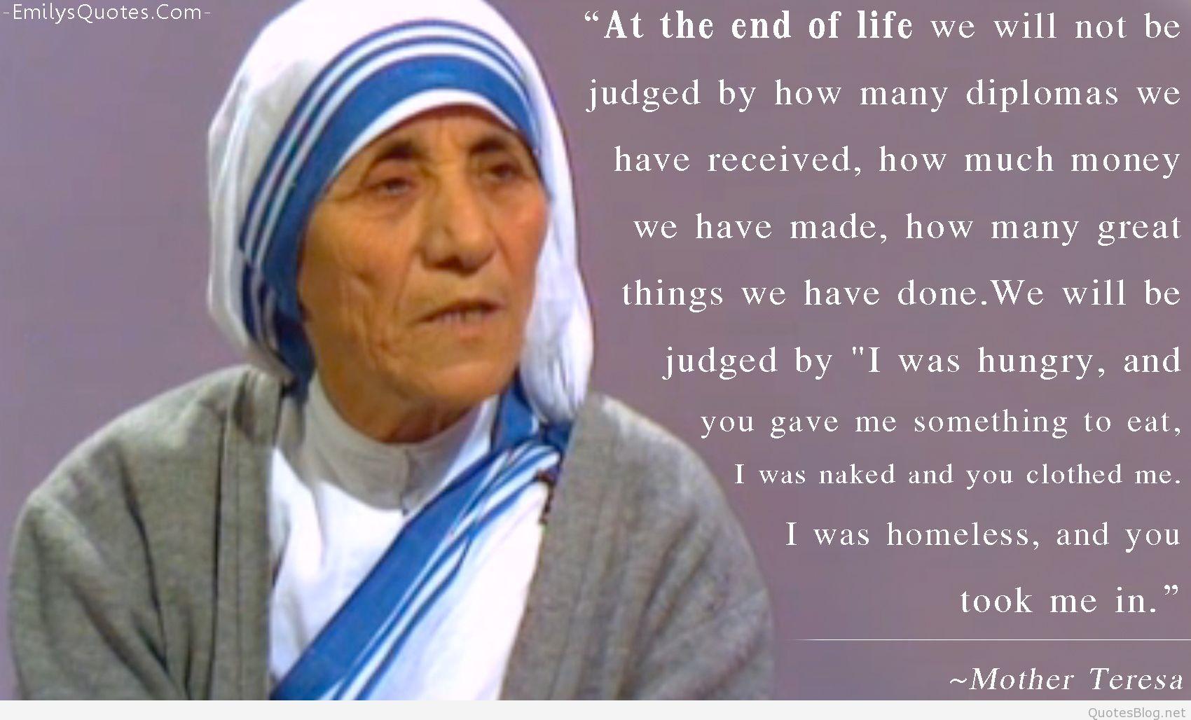 Best Mother Theresa Quotes Picture and Wise messages