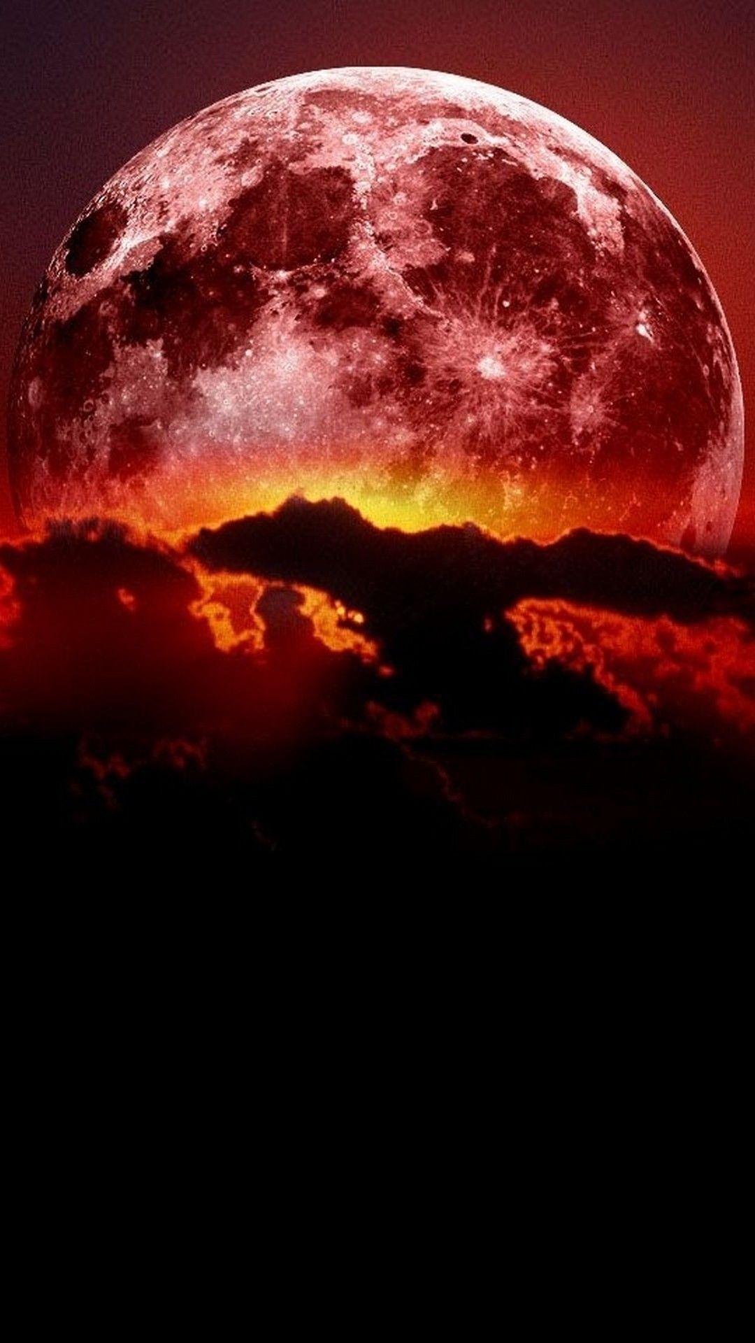 Super Blood Moon Wallpaper Android Android Wallpaper