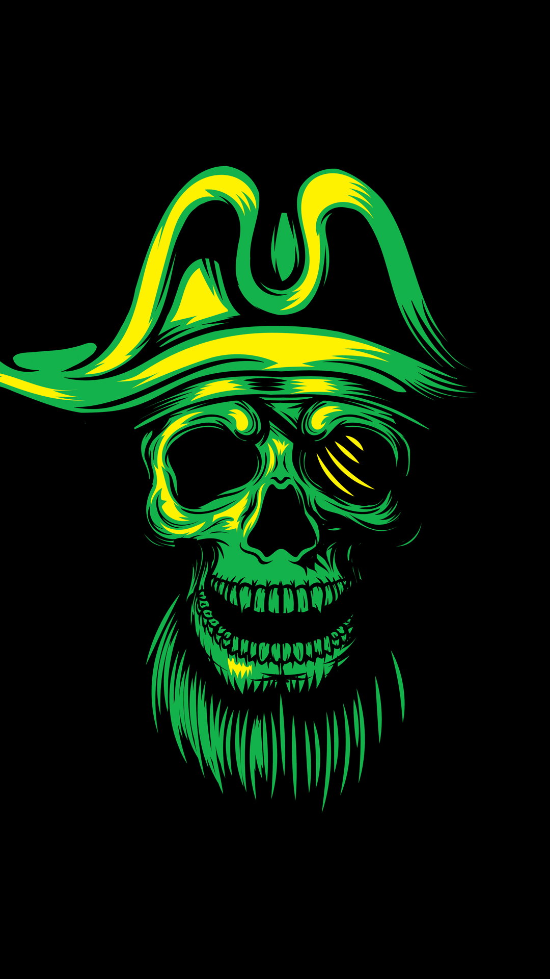 Ultra HD Pirate Skull Wallpaper For Your Mobile Phone .0215