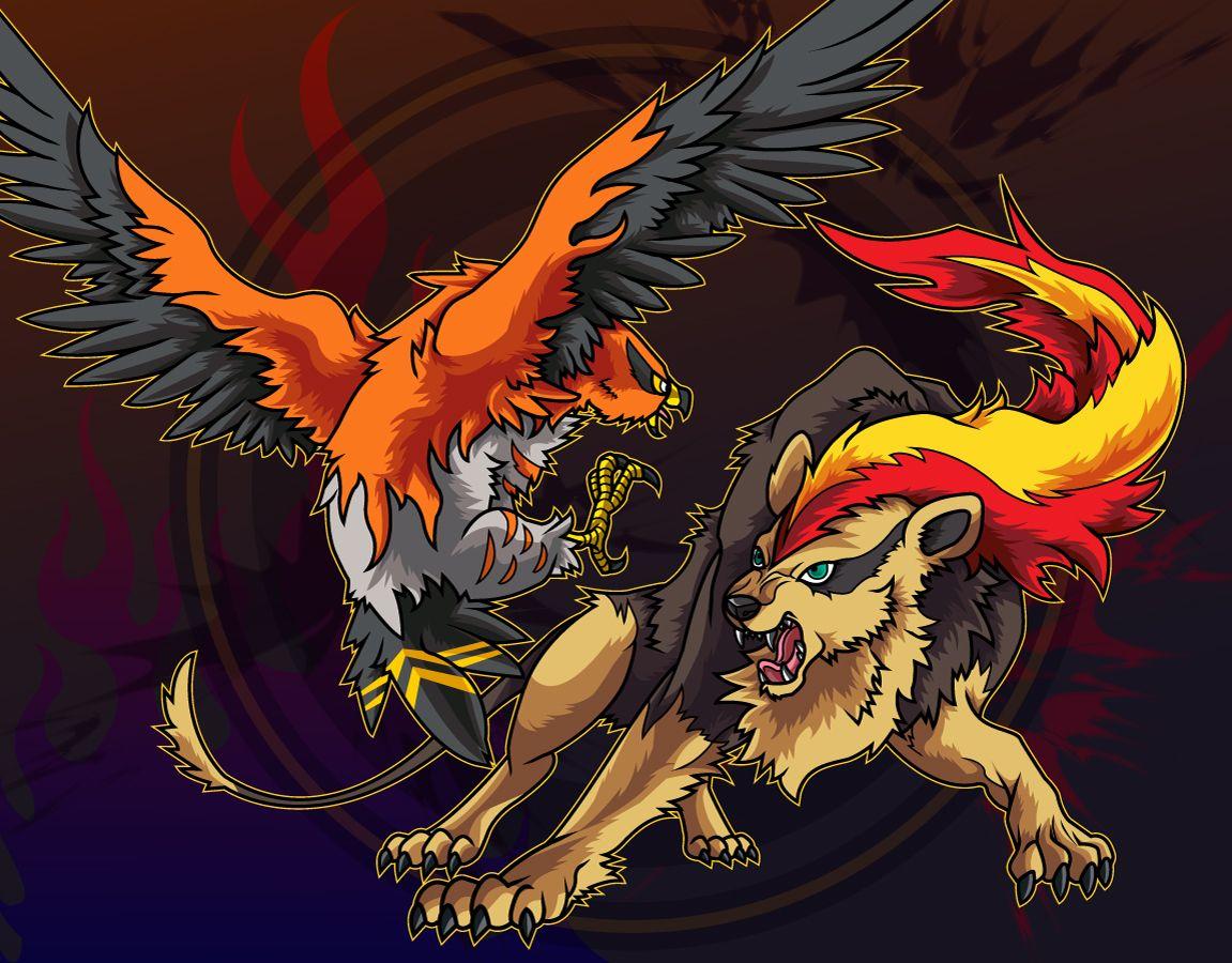 Talonflame and Pyroar