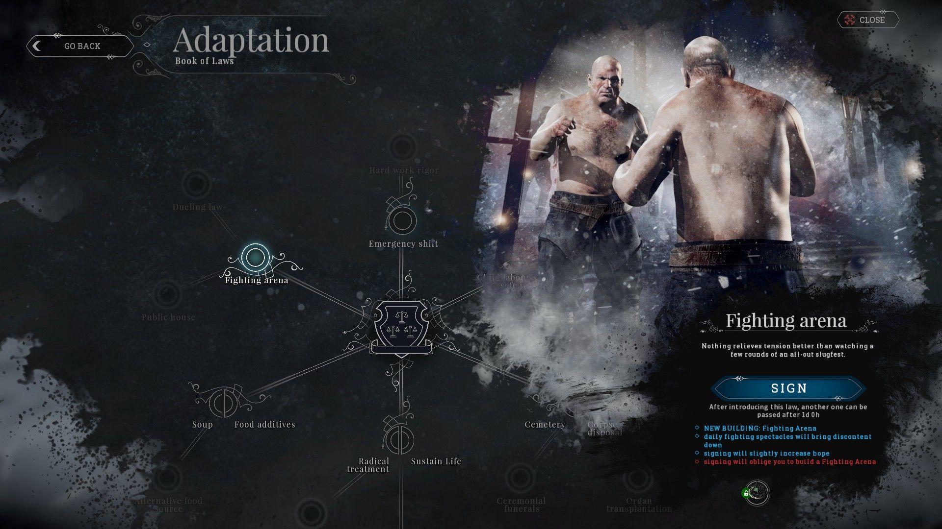 The cold, the malnourished, the cannibal: surviving in Frostpunk