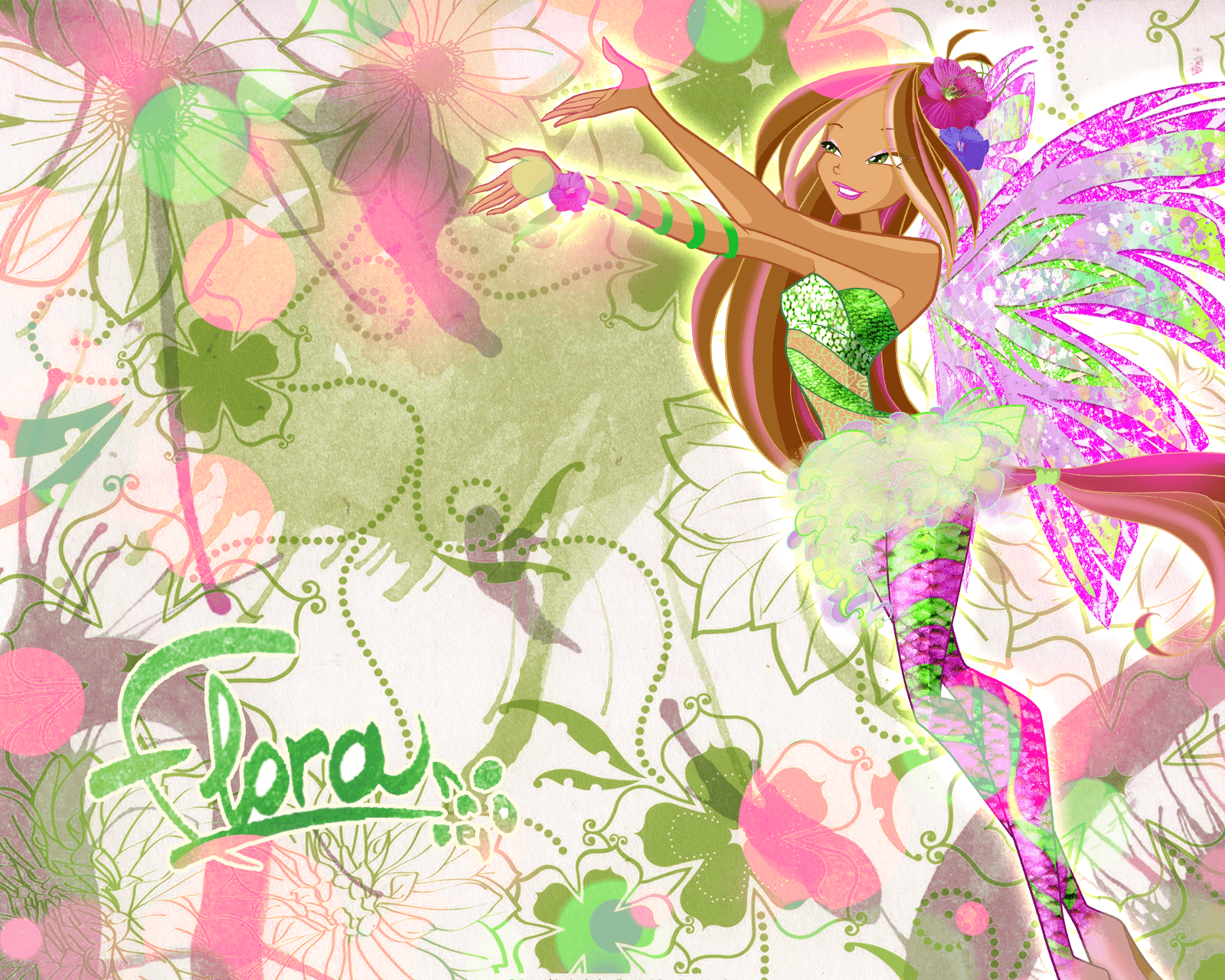 Winx Club Wallpapers Flora Wallpaper Cave