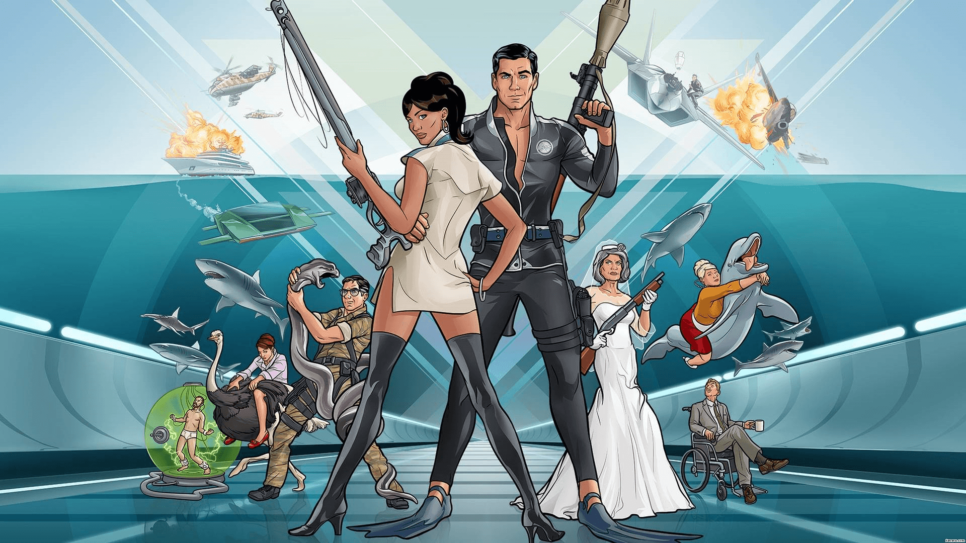 Hey guys! Does anyone have any good Archer wallpaper?
