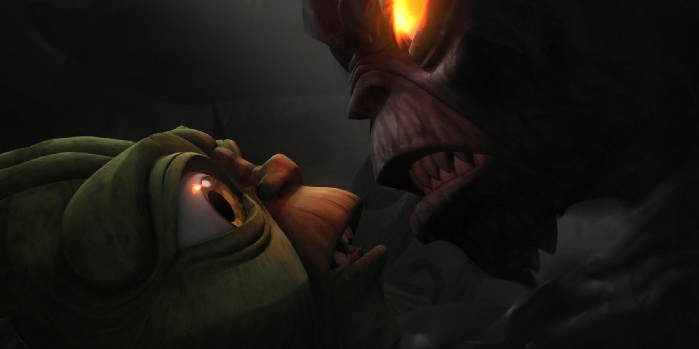 Yoda Fights Sith Lord Wallpapers Wallpaper Cave