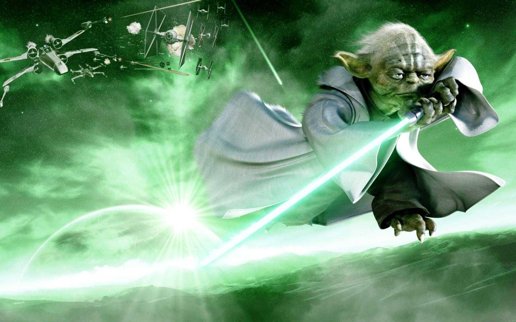 Yoda Fights Sith Lord Wallpapers Wallpaper Cave