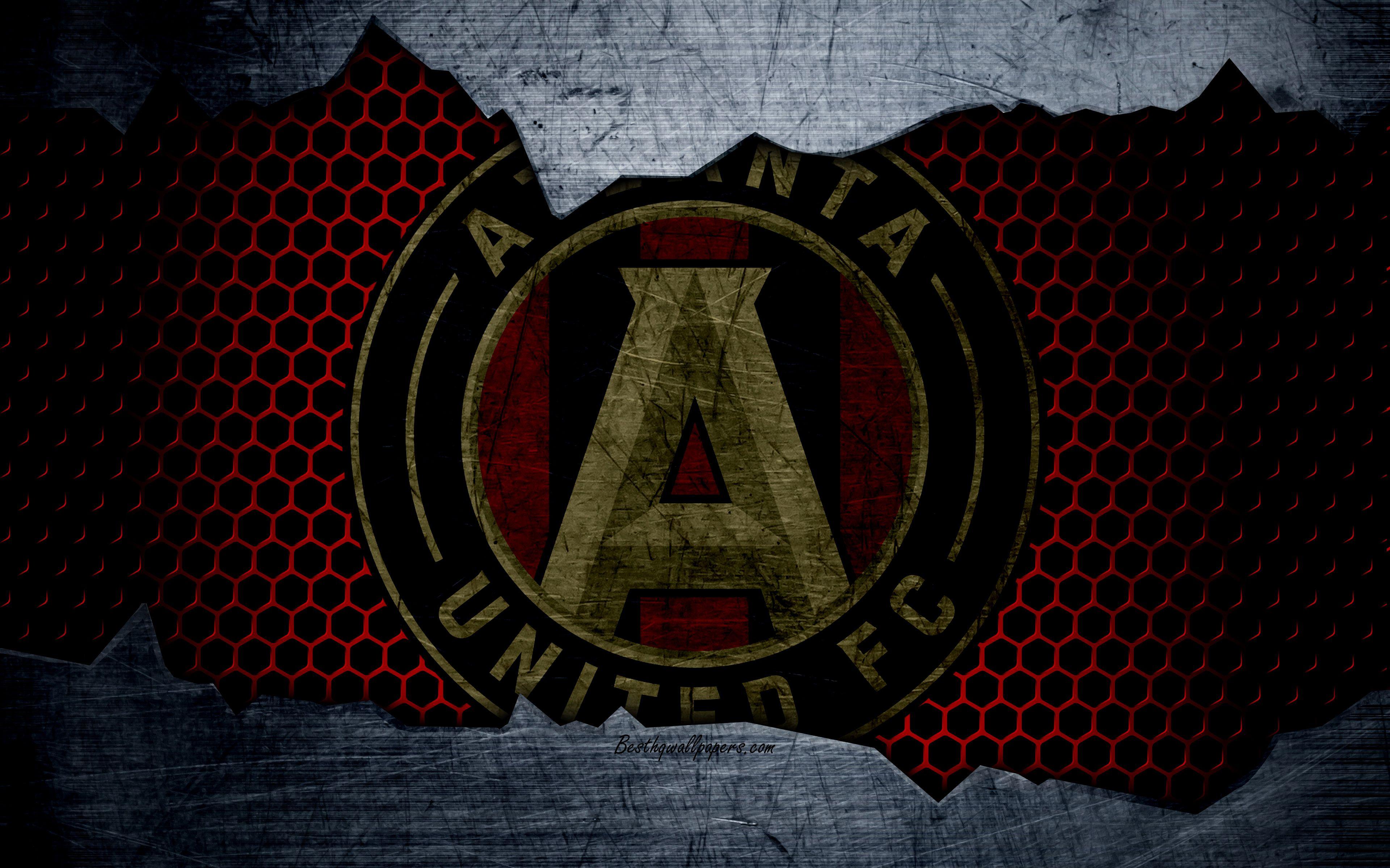 Download wallpaper Atlanta United, 4k, logo, MLS, soccer, Eastern