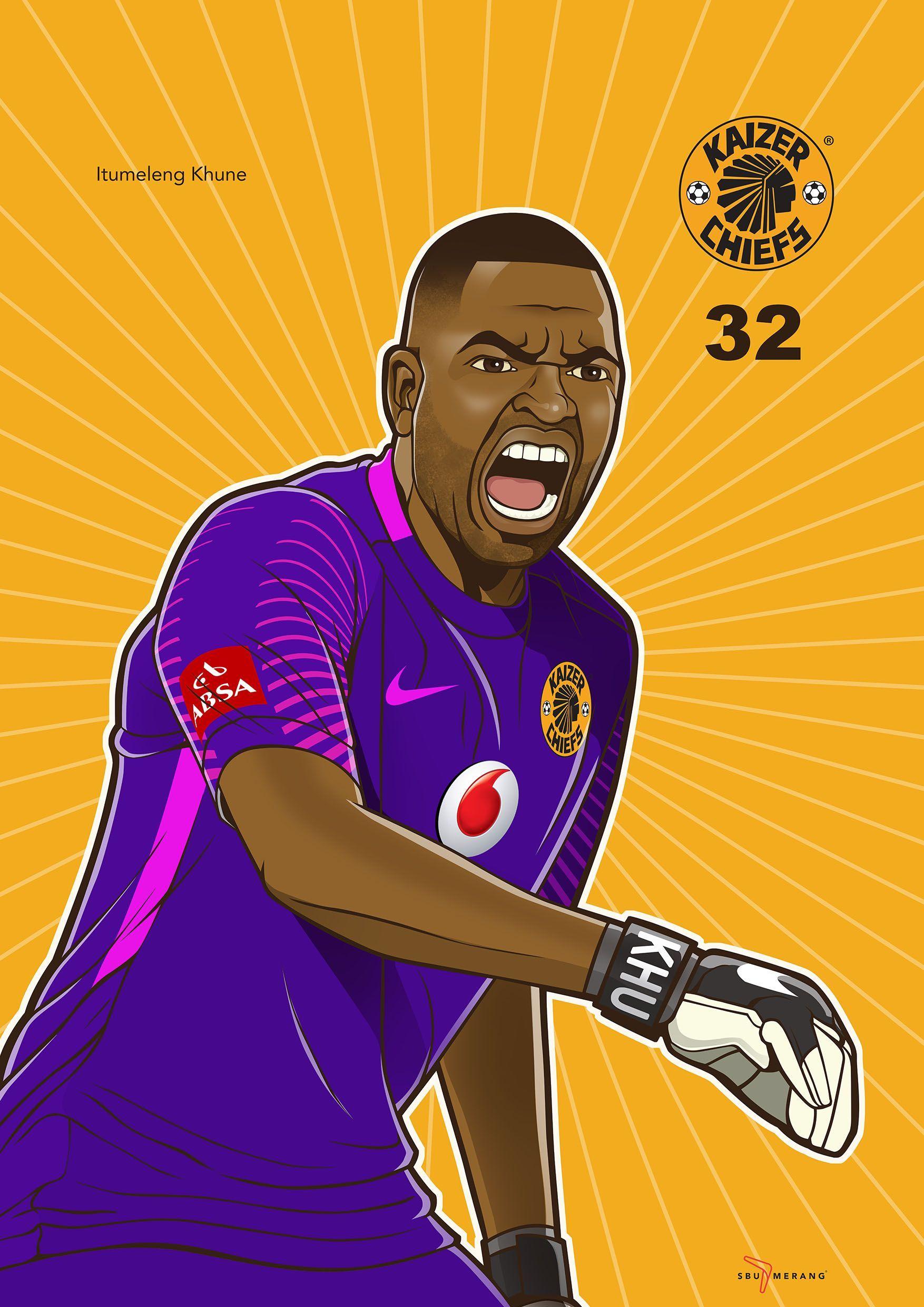 Iwisa Kaizer Chiefs Players_Poster Collection_Itumeleng Khune. Best