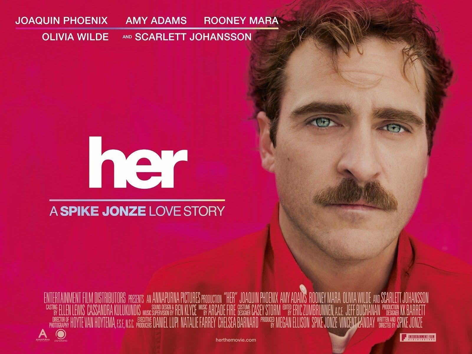 Film Posters, Her (movie), Spike Jonze, Joaquin Phoenix Wallpaper