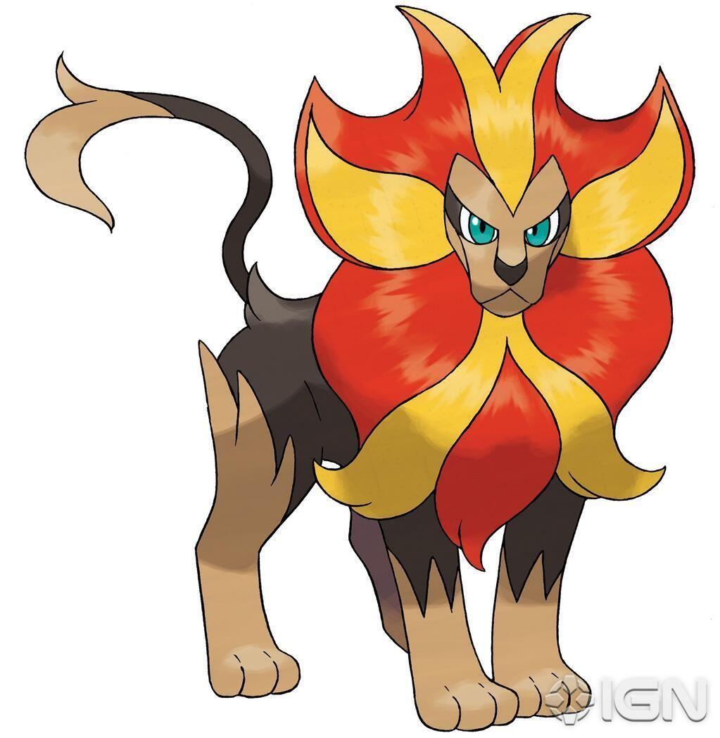 Pyroar Normal Pokemon From Pokemon X And Y. Evolves