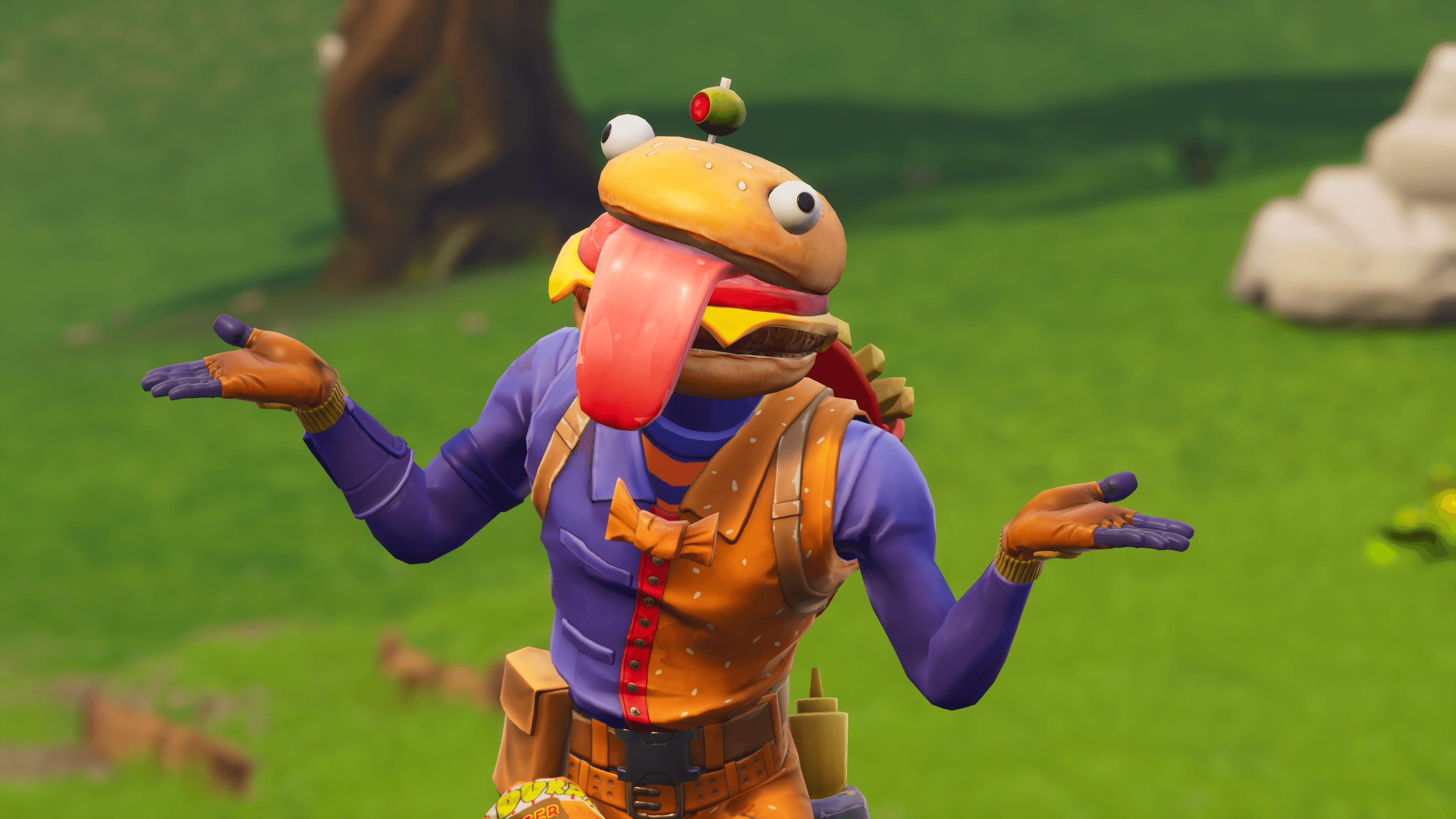 4k wallpaper of Beef Boss and the new emote