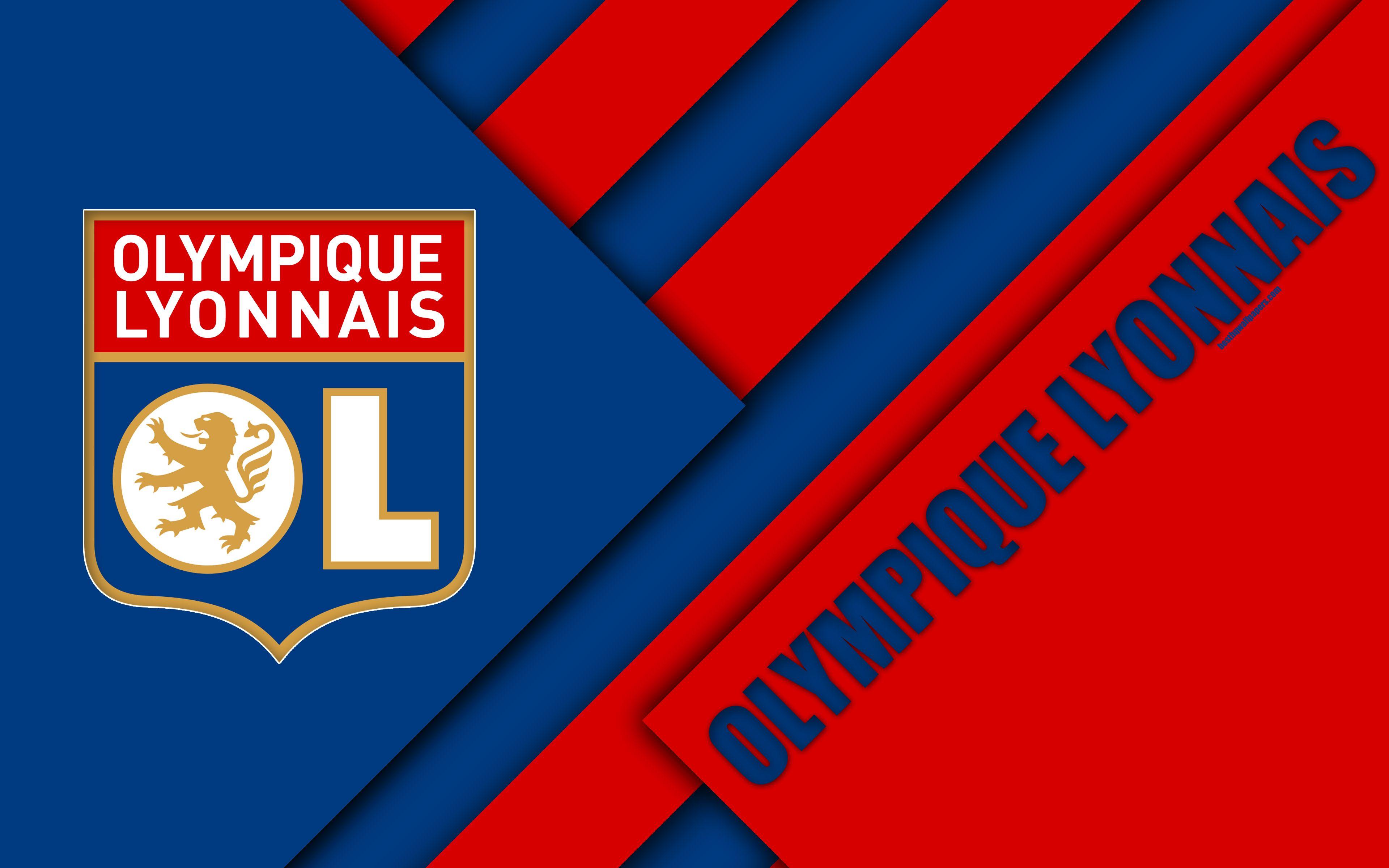 Download wallpaper Olympique Lyonnais, French football club, Lyon