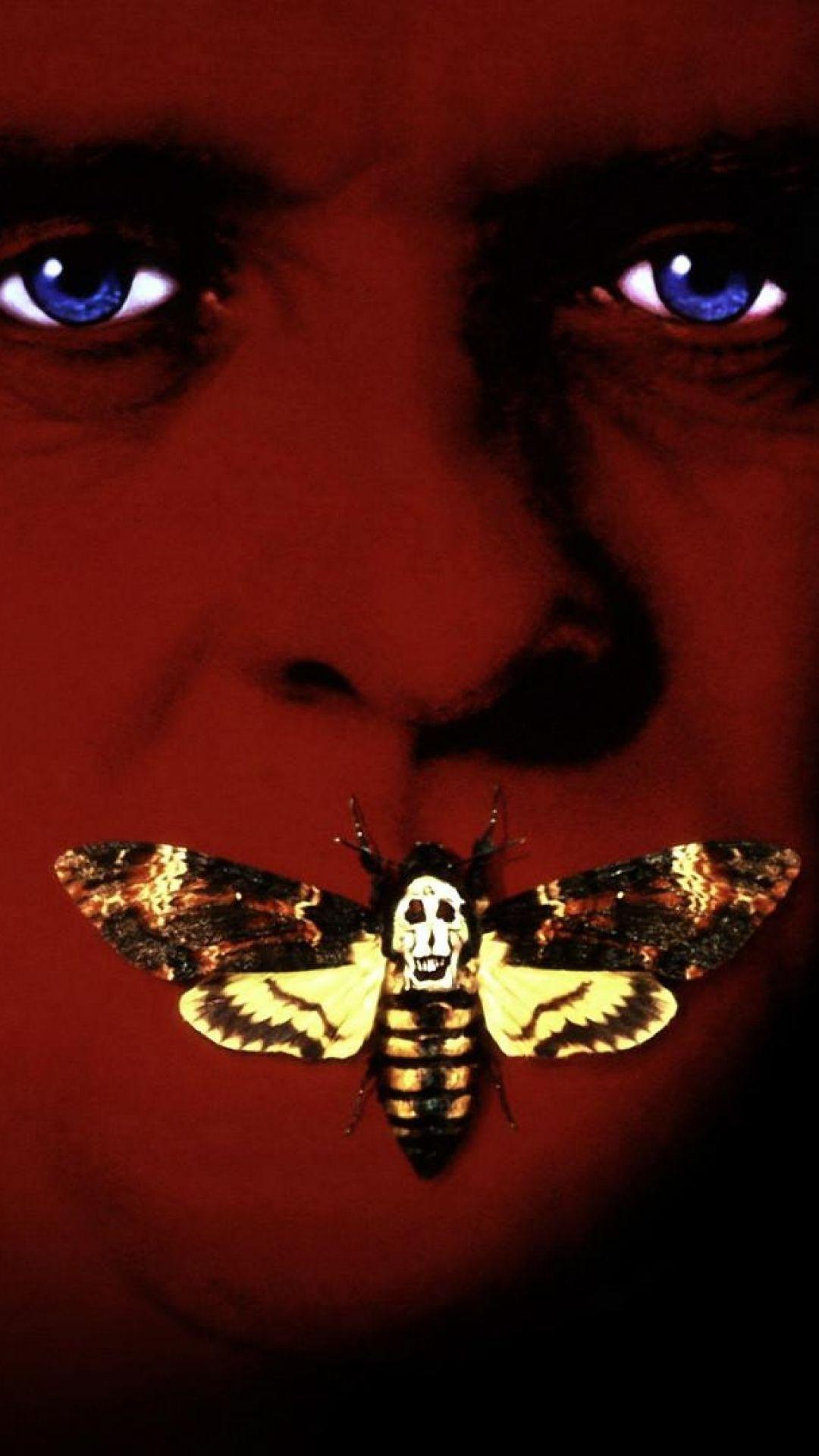 Download Wallpaper 1080x1920 The silence of the lambs, Butterflies