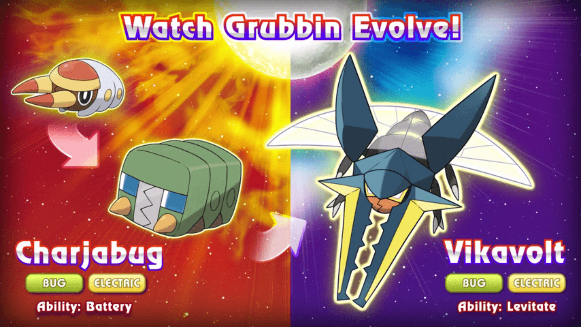 Grubbin's evolution line. Pokémon