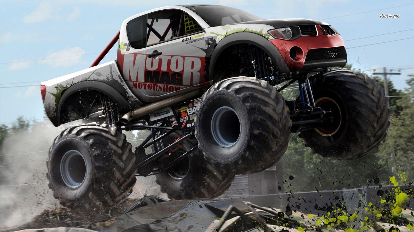monster truck Wallpaper and Background Imagex768