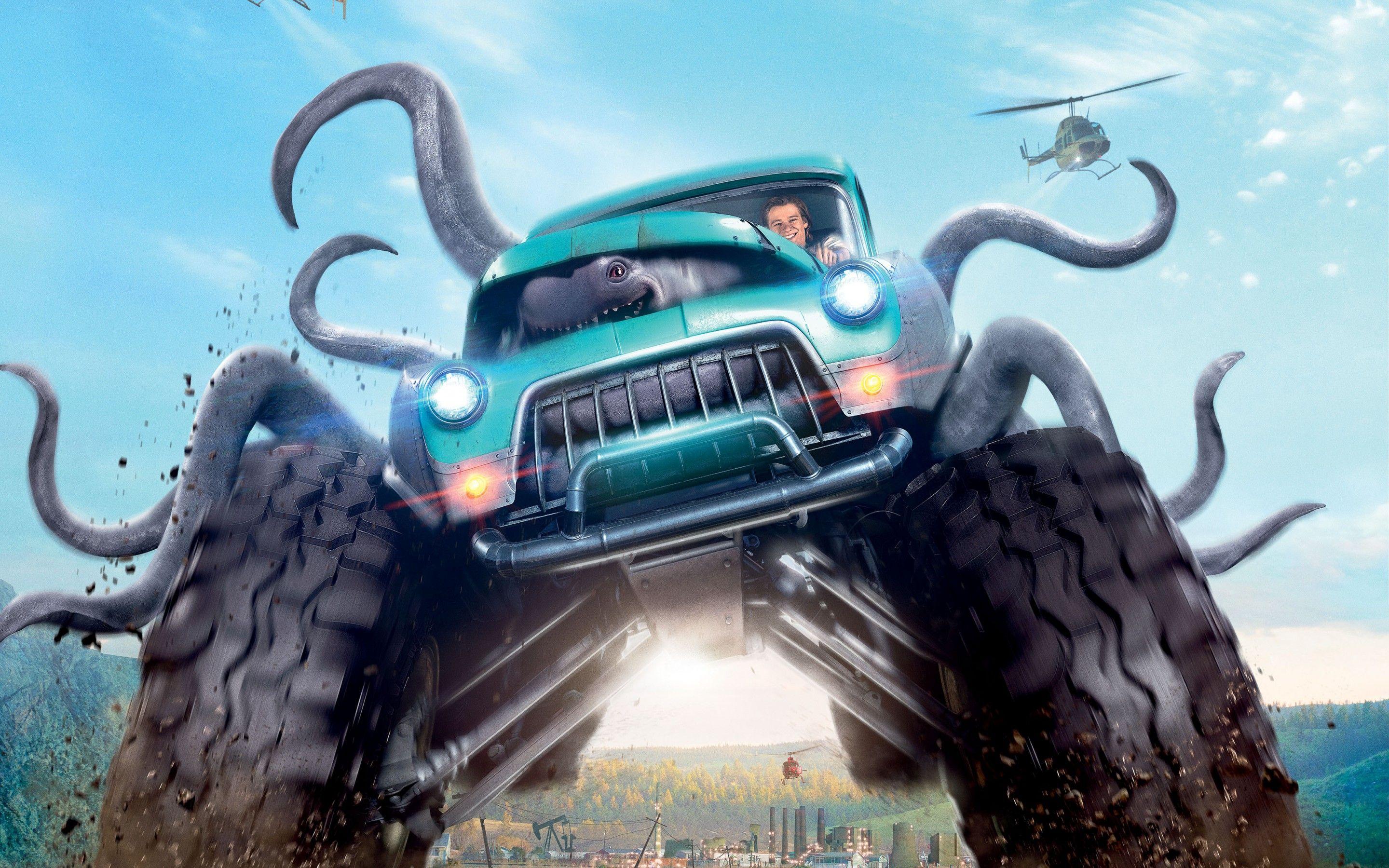 Wallpaper Monster Trucks, Animation, Movies