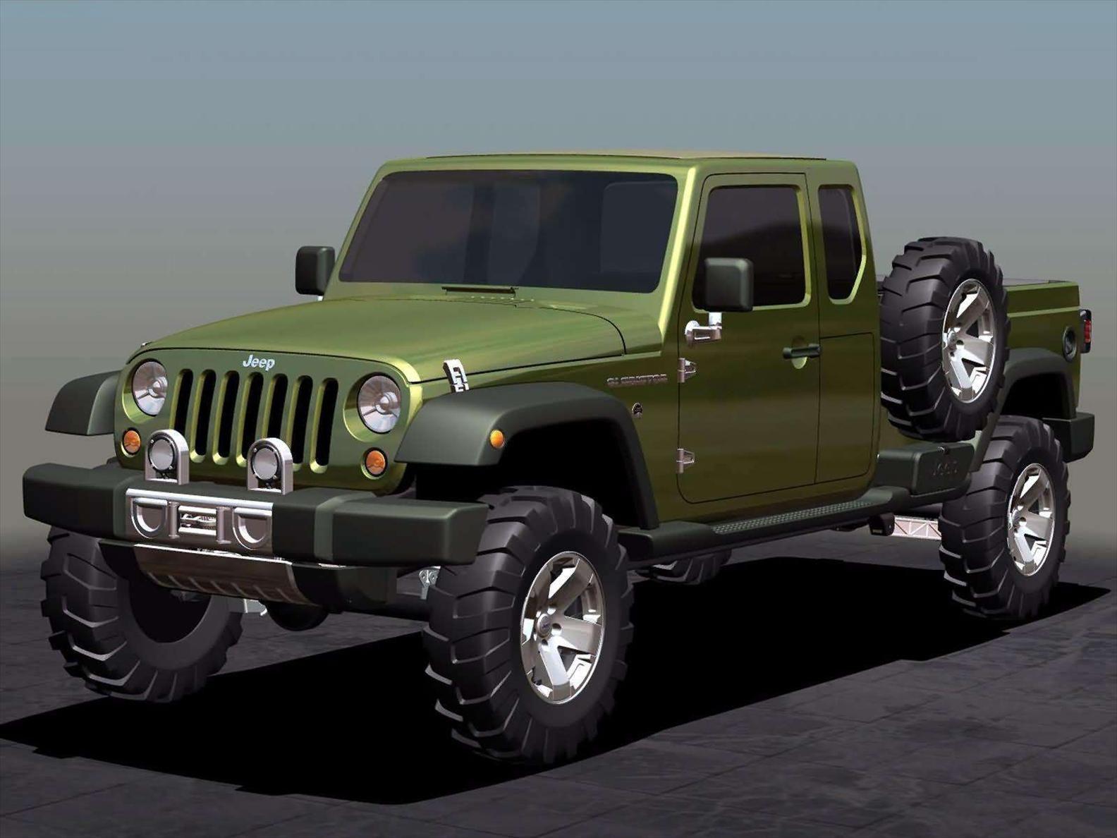 Jeep Gladiator Concept 2005 Front Sideview