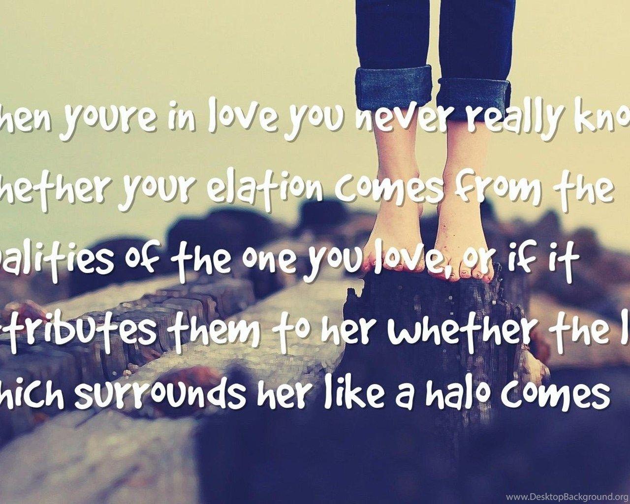 Love Hurts, True Love Quotes Wallpaper When You're In Love You