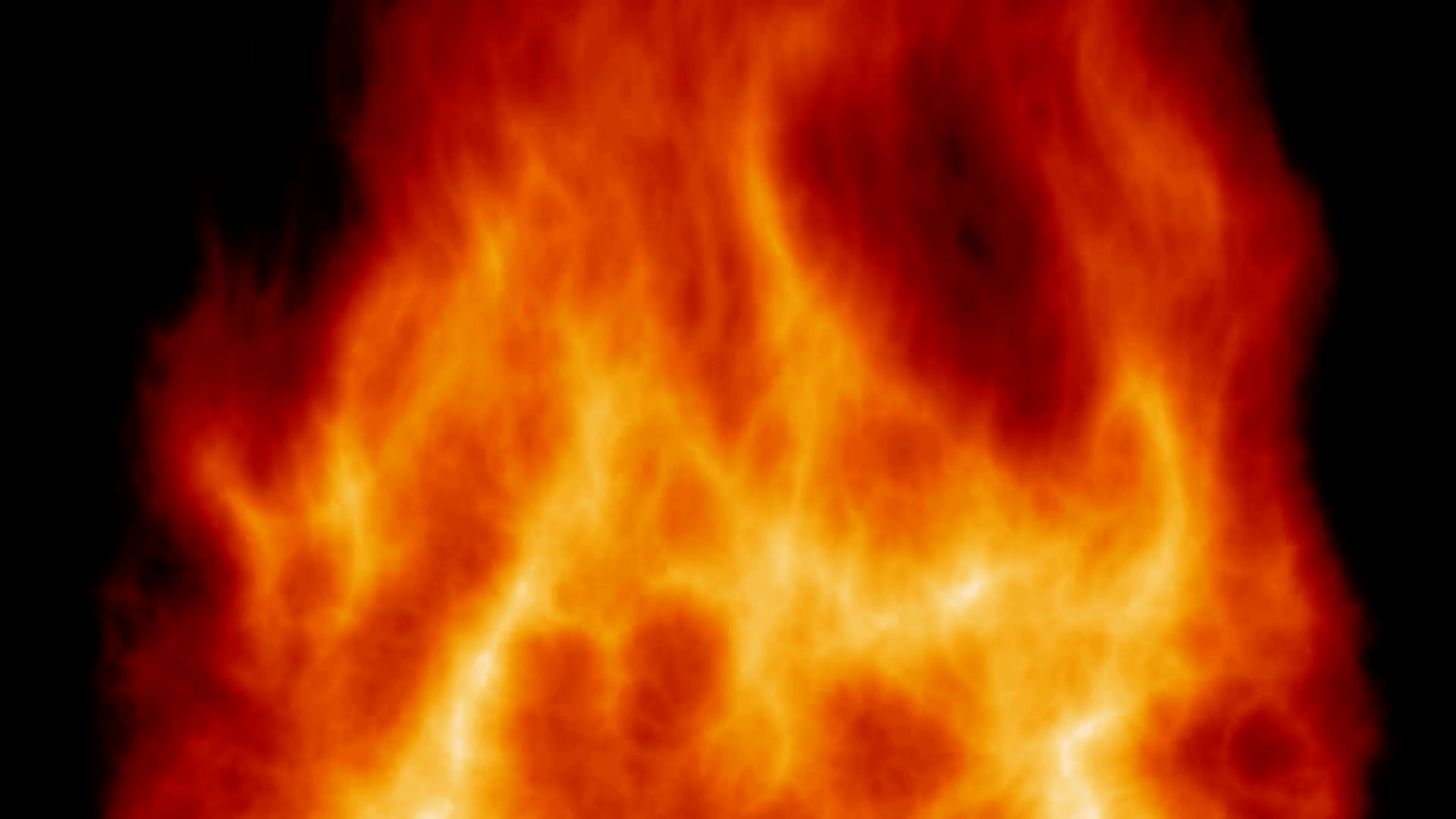 fiery background animation, imitation of powerful fire like wood