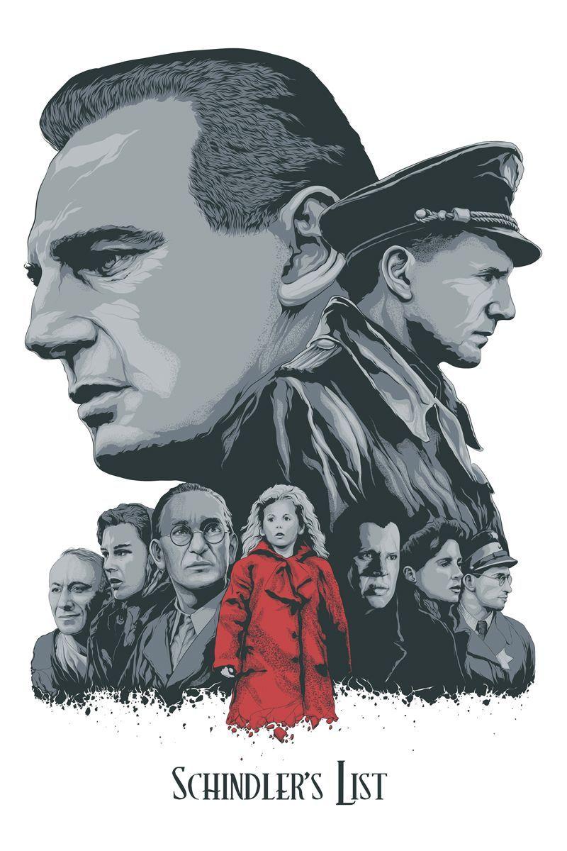 SCHINDLER'S LIST BY STEVEN HOLLIDAY. Posters in 2018
