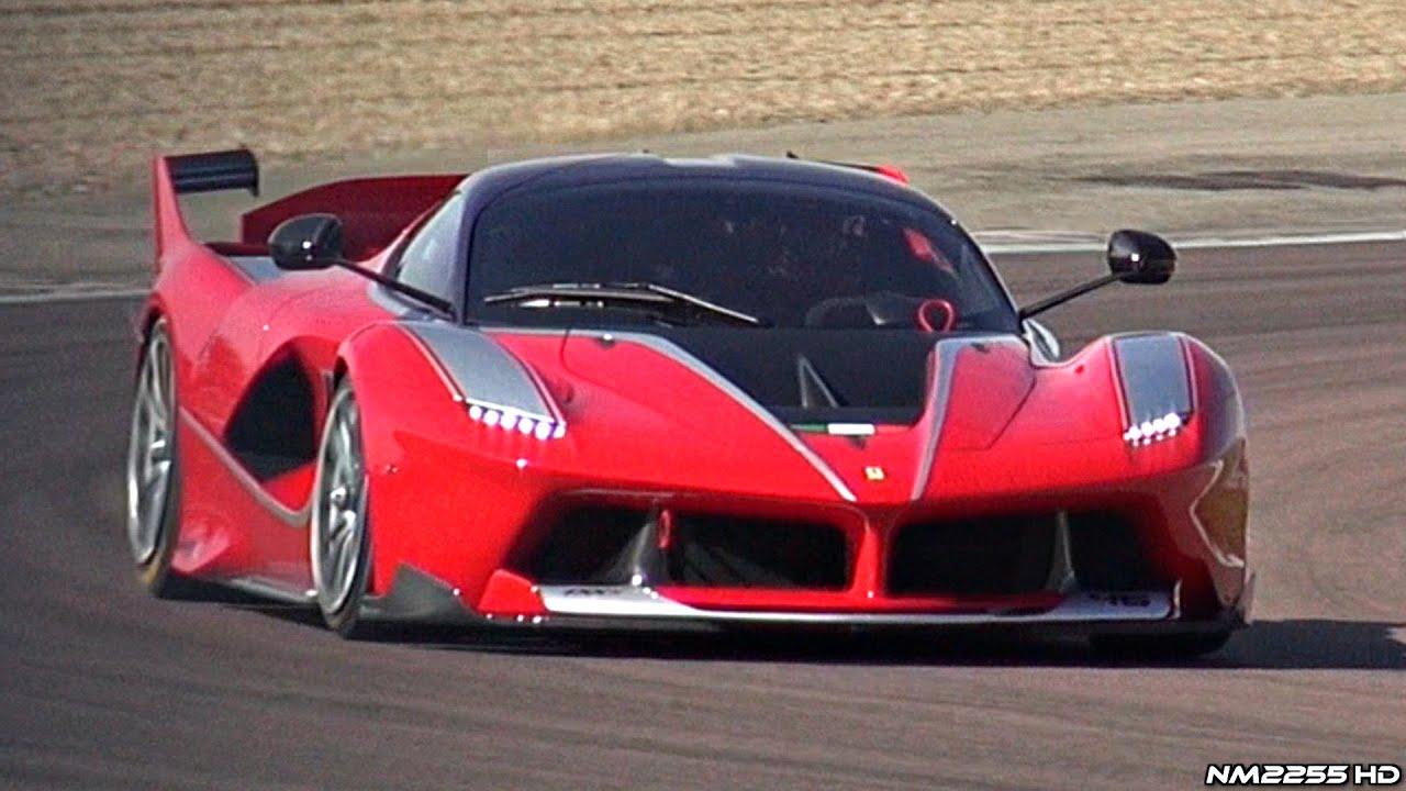 Ferrari FXX K PURE Sound Fiorano Circuit! Accelerations