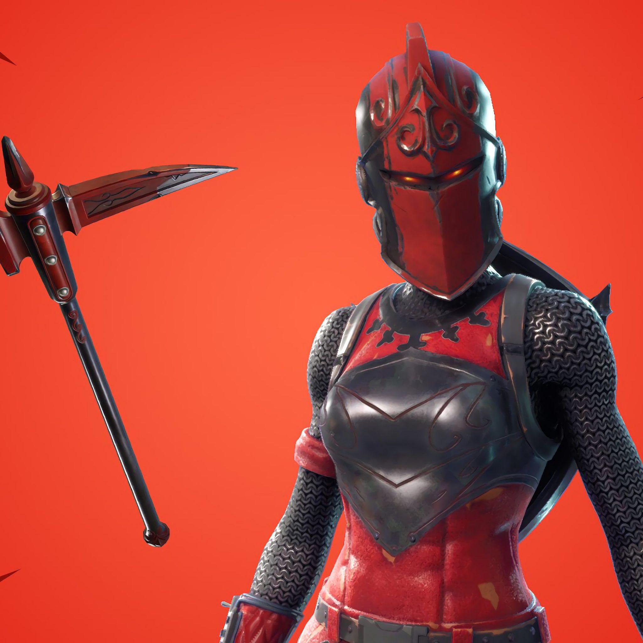 Official Wallpaper Of Red Knight From Fortnite Game
