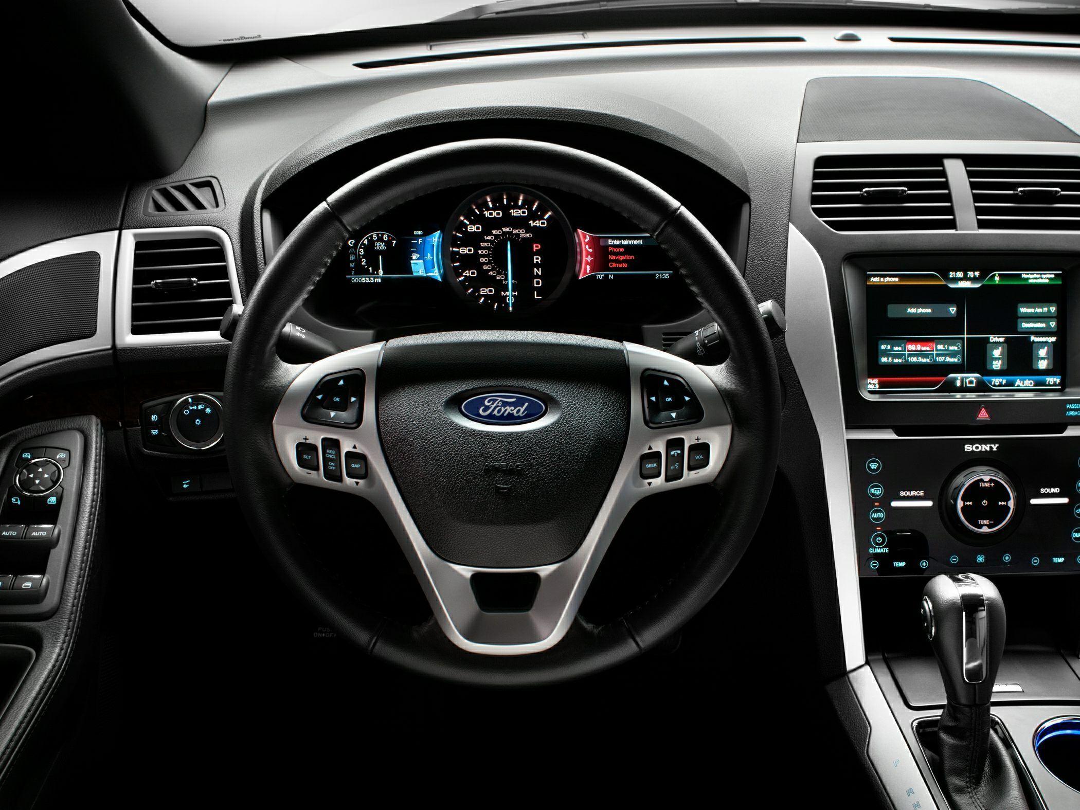 interior of Ford Explorer 2014. Ford Explorer. Ford
