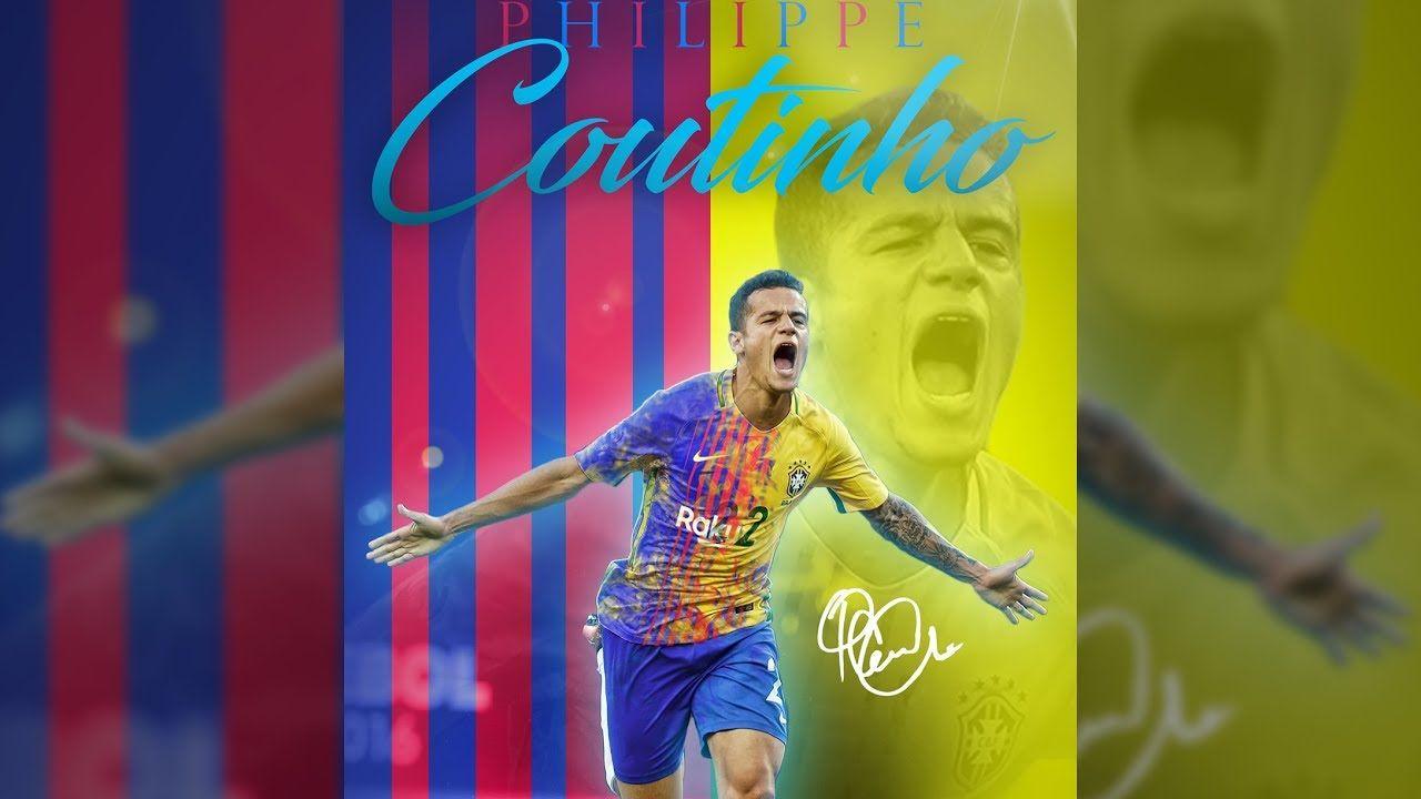Philippe Coutinho to FC Barcelona Wallpaper Speedart