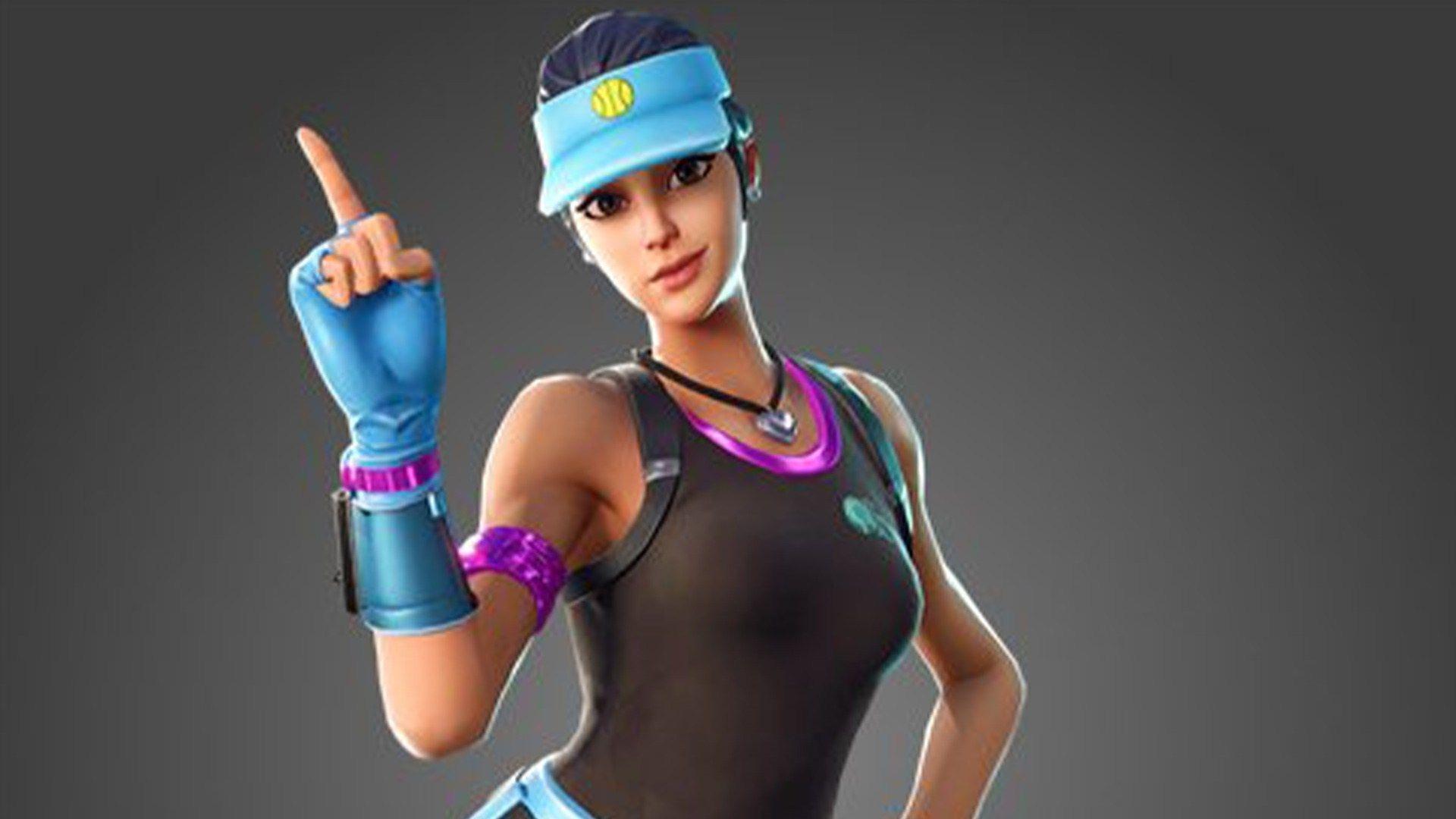 Fortnite's leaked Volley Girl skin is, like, just in time for
