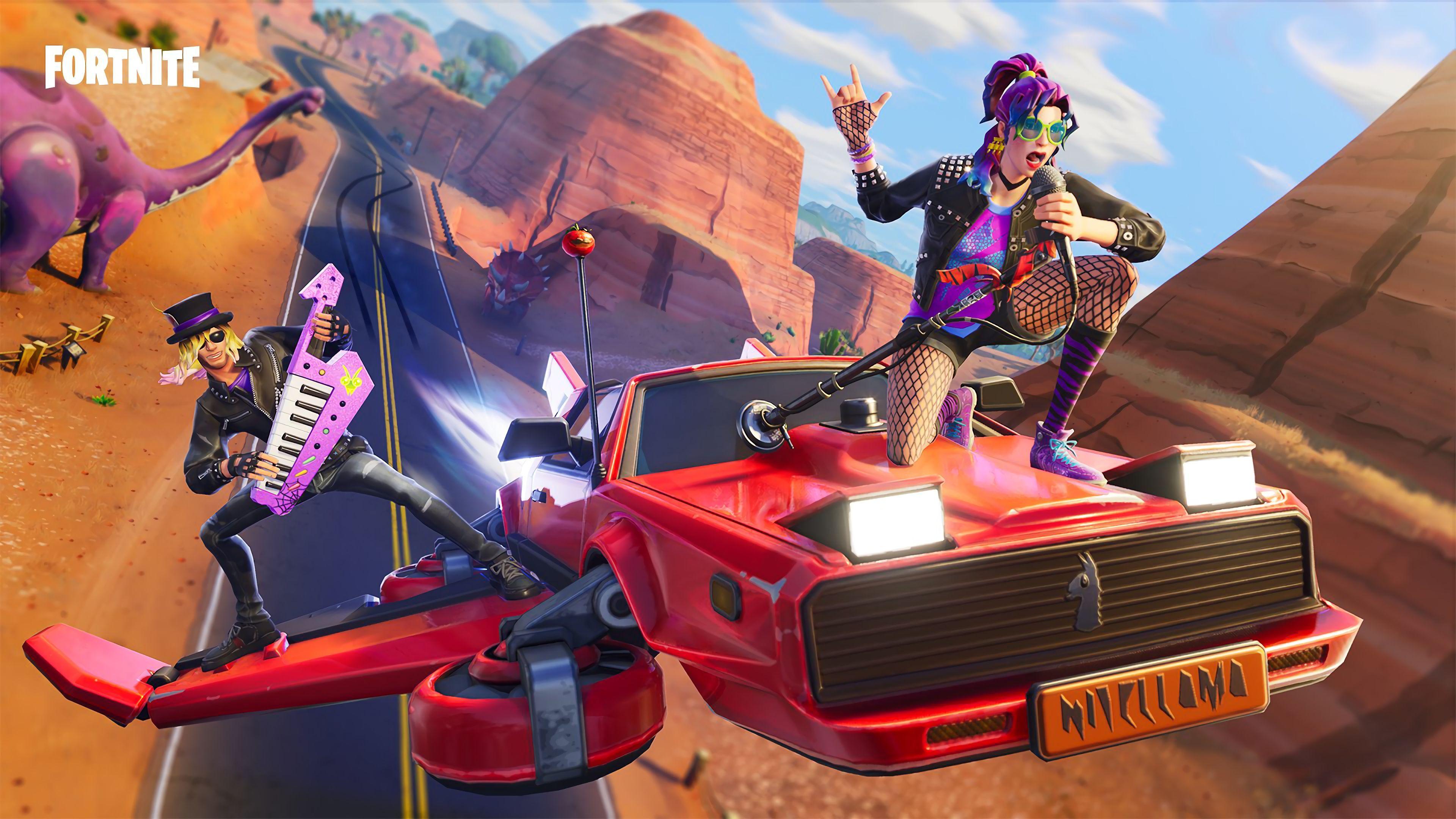 Synth Star And Stage Slayer Hot Rod Glider Fortnite Battle