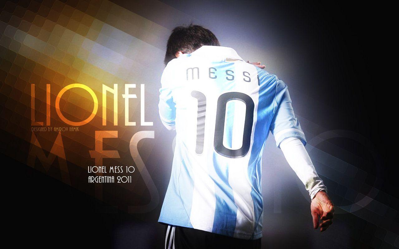 Messi Wallpaper In Argentina Jersey