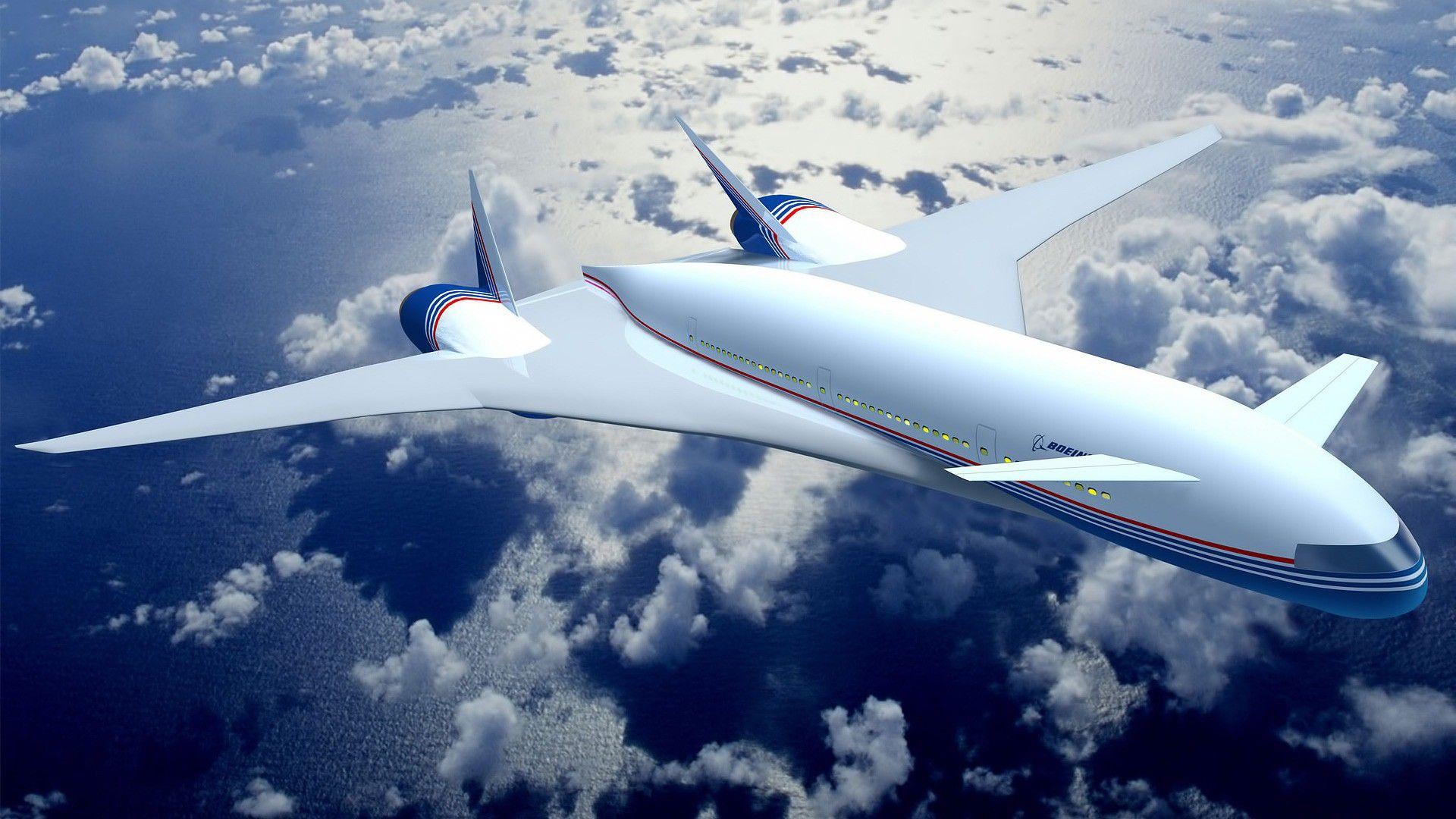 Free Boeing Concept Plane HD Wallpaper Download