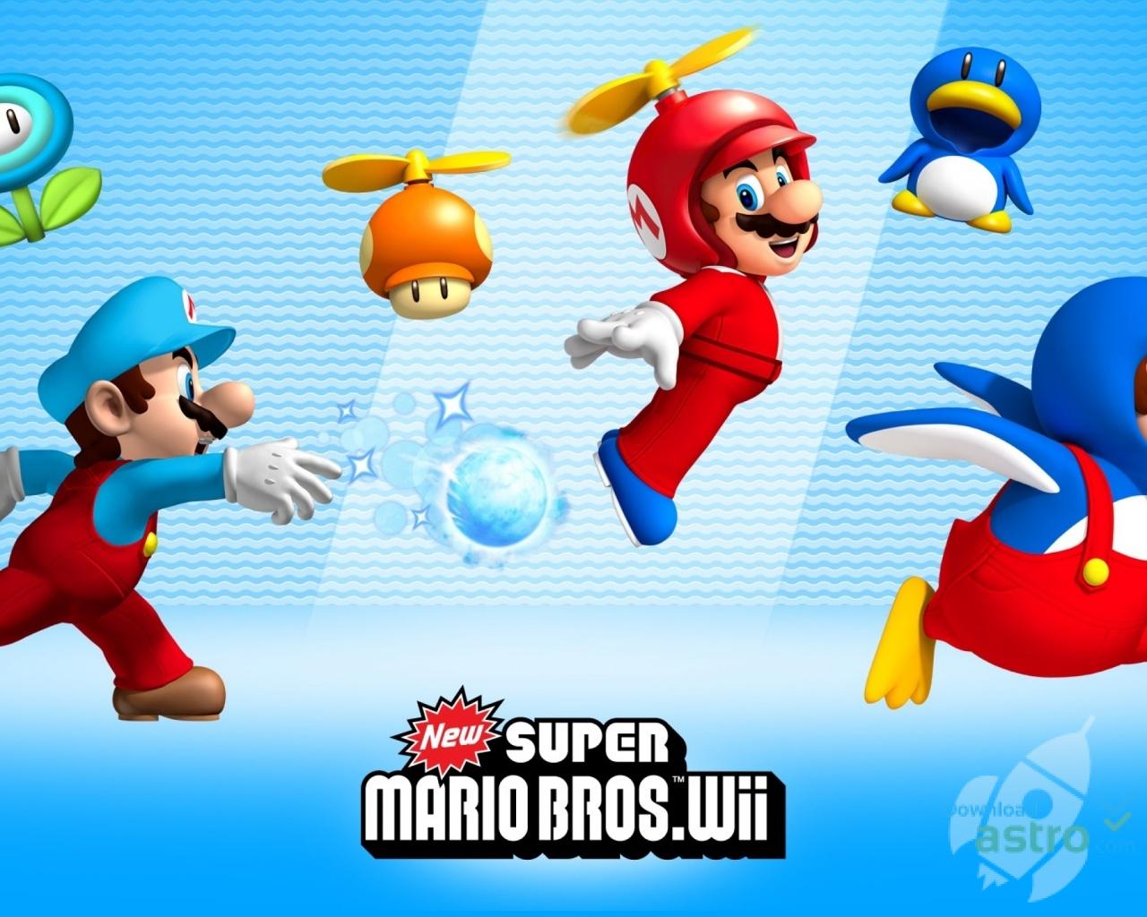 New Super Mario Bros. Wii Wallpaper version 2019 free download