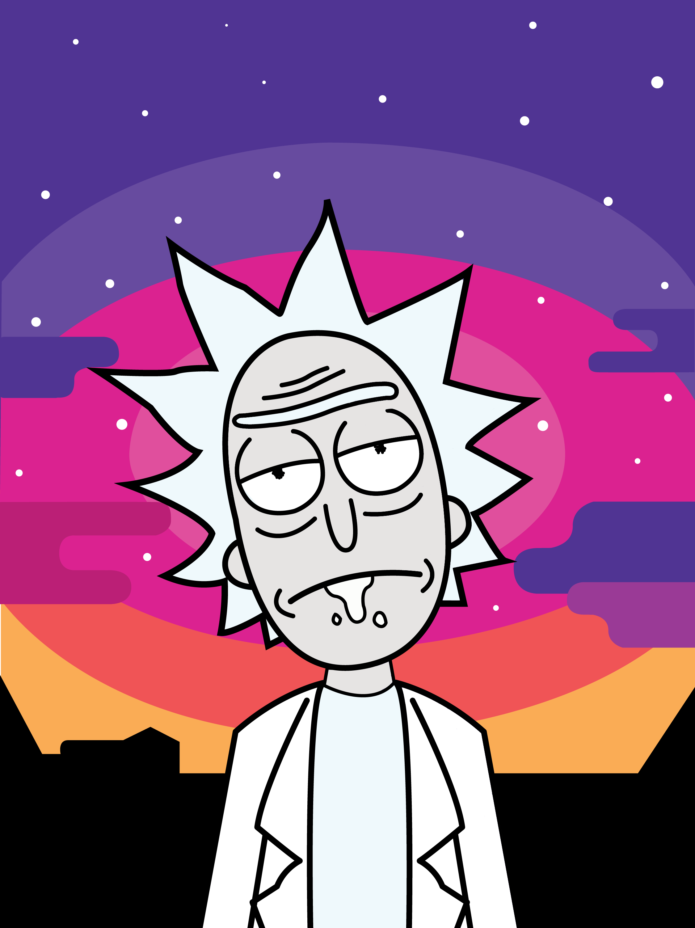 Rick And Morty Hd Mobile Wallpapers Wallpaper Cave
