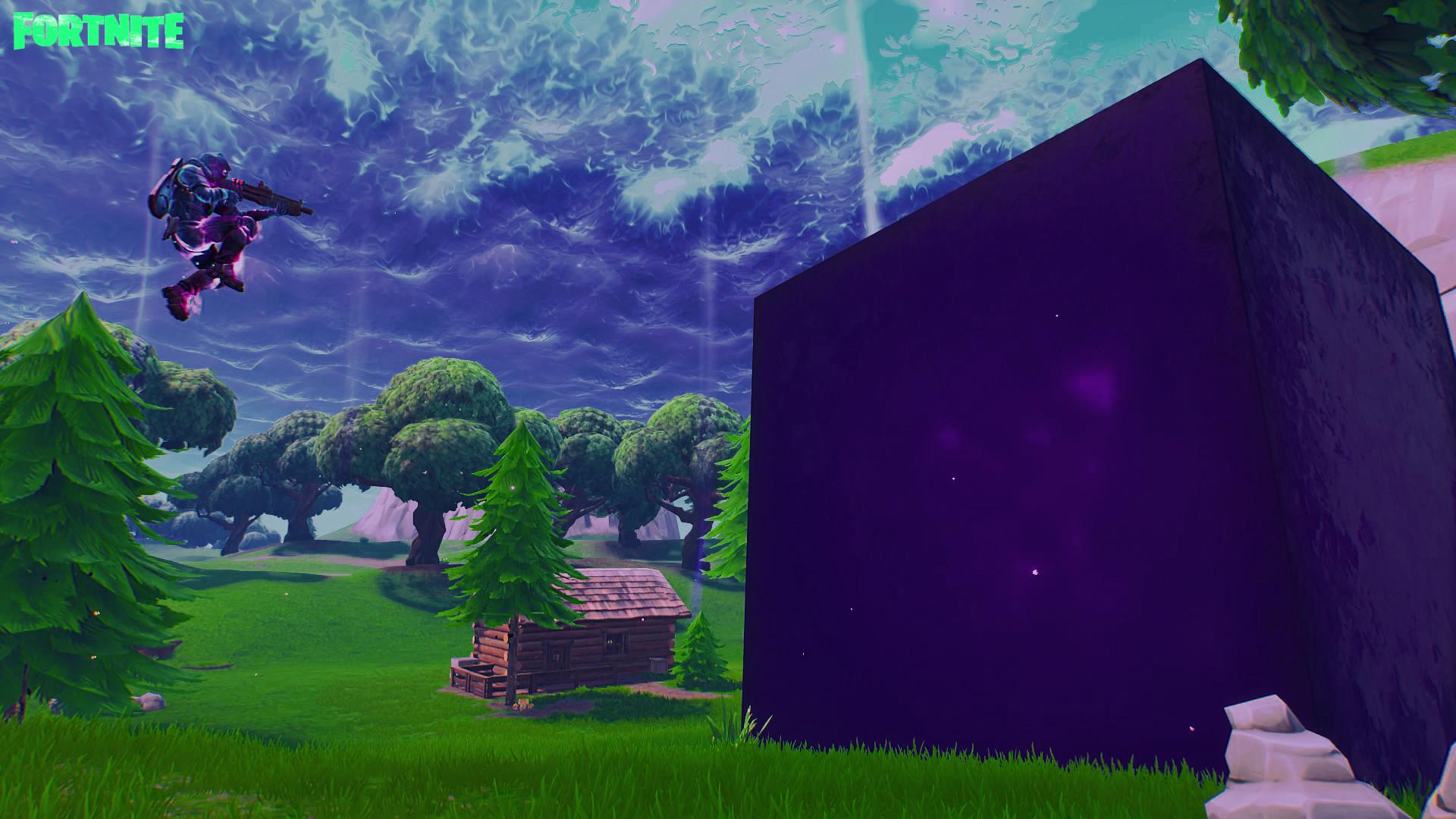 wallpaper cube fortnite epic games