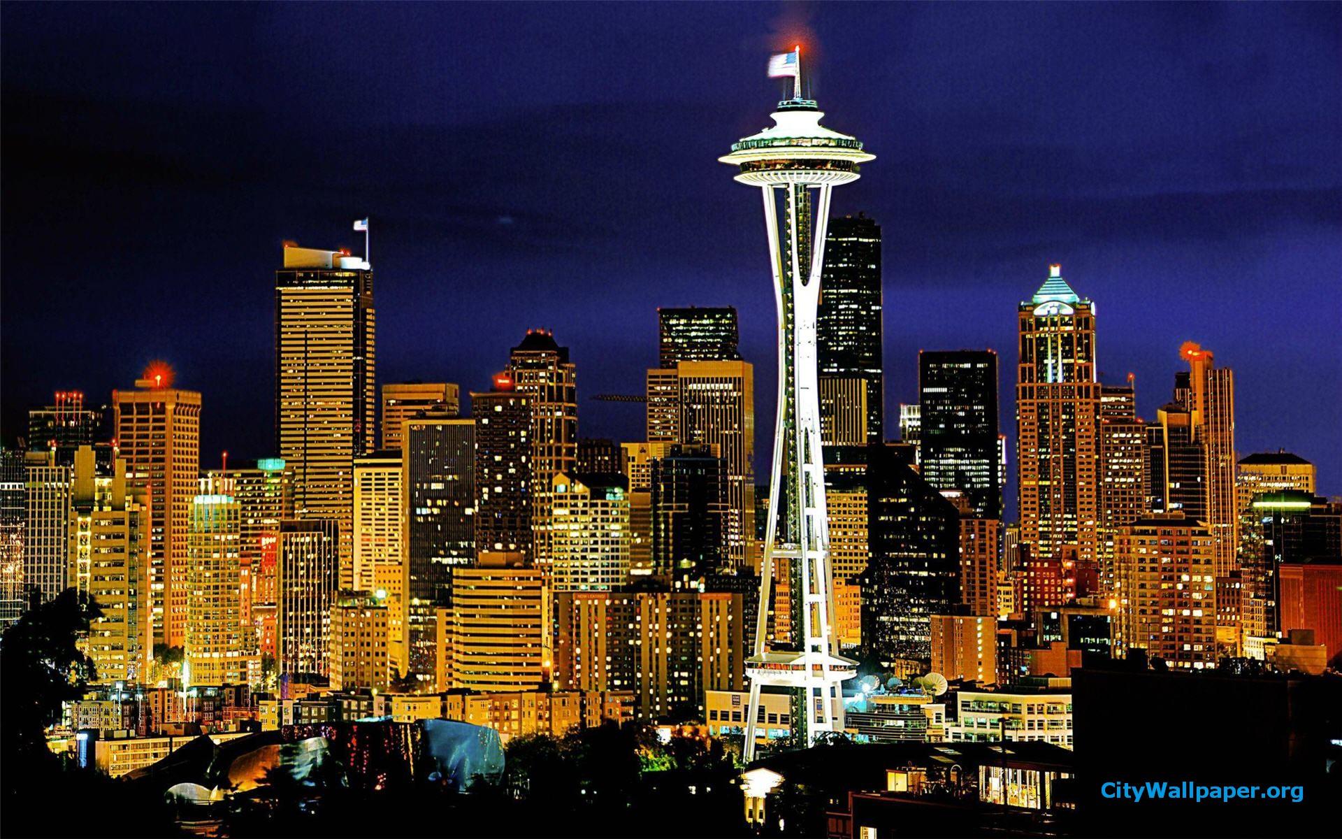 HD Seattle Skyline Wallpaper HD Picture